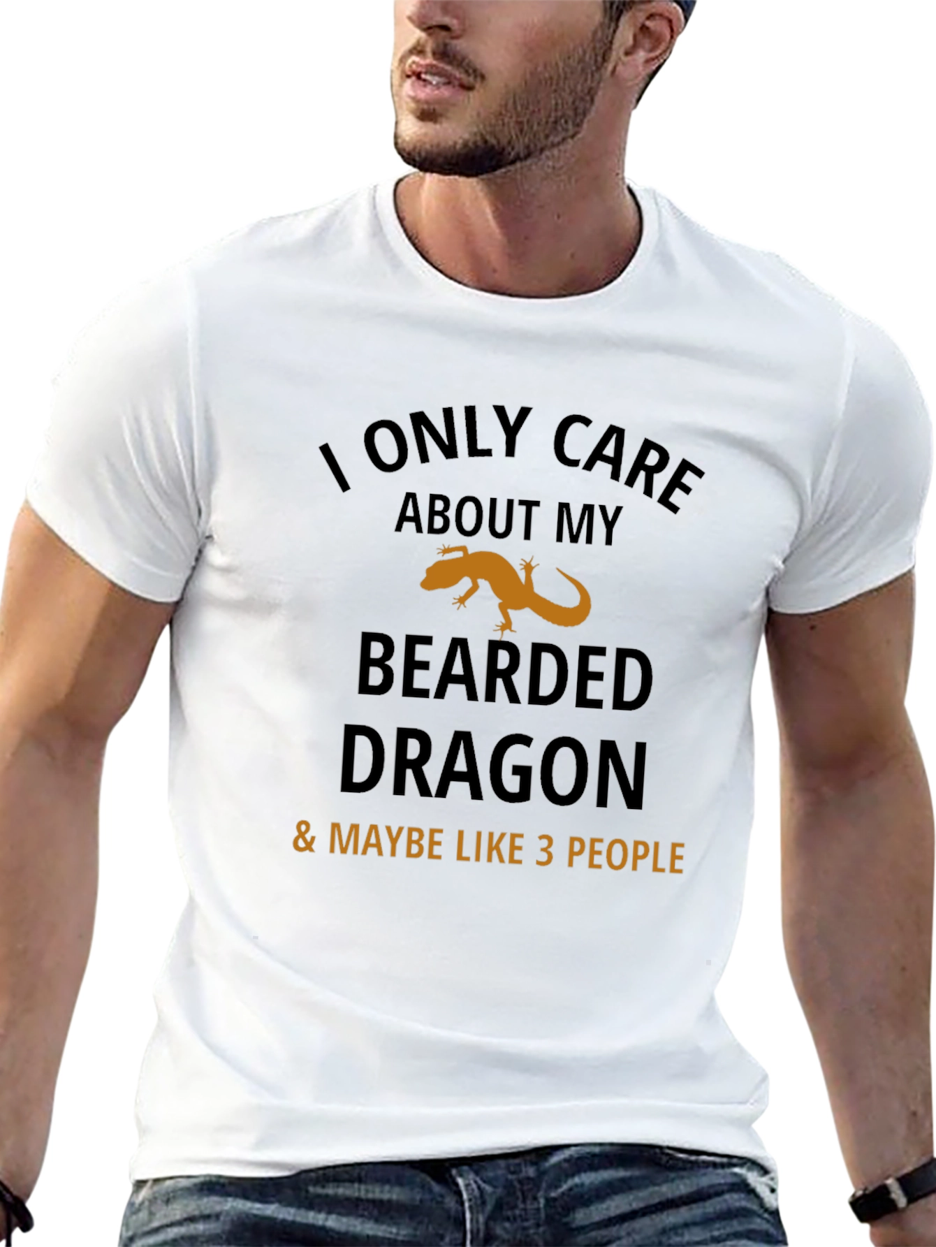 Bearded Dragon Lover T-Shirt - Funny Pet Owner Tee