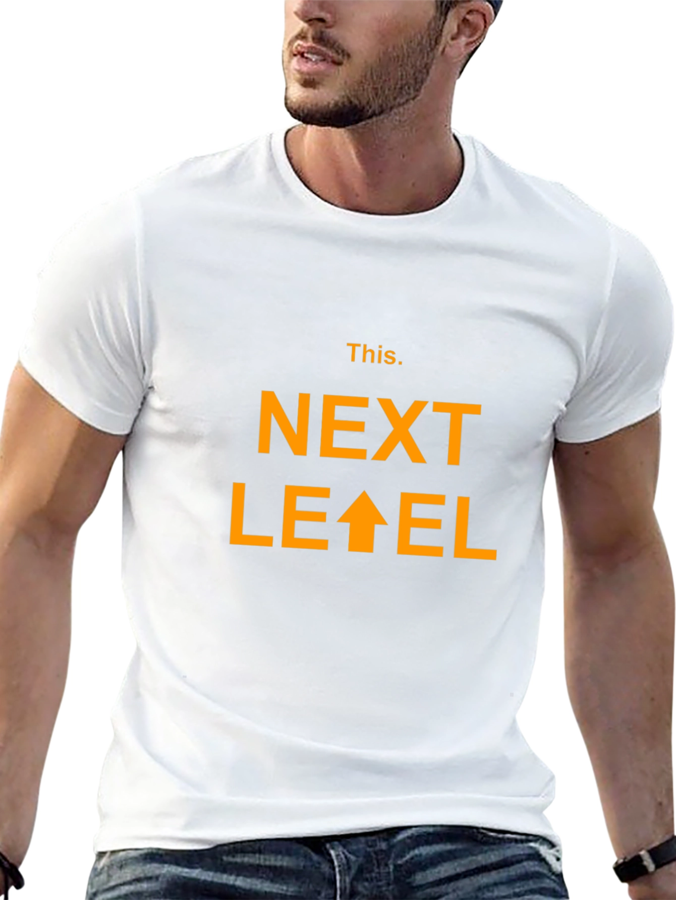 Next Level Graphic T-Shirt - Black Cotton