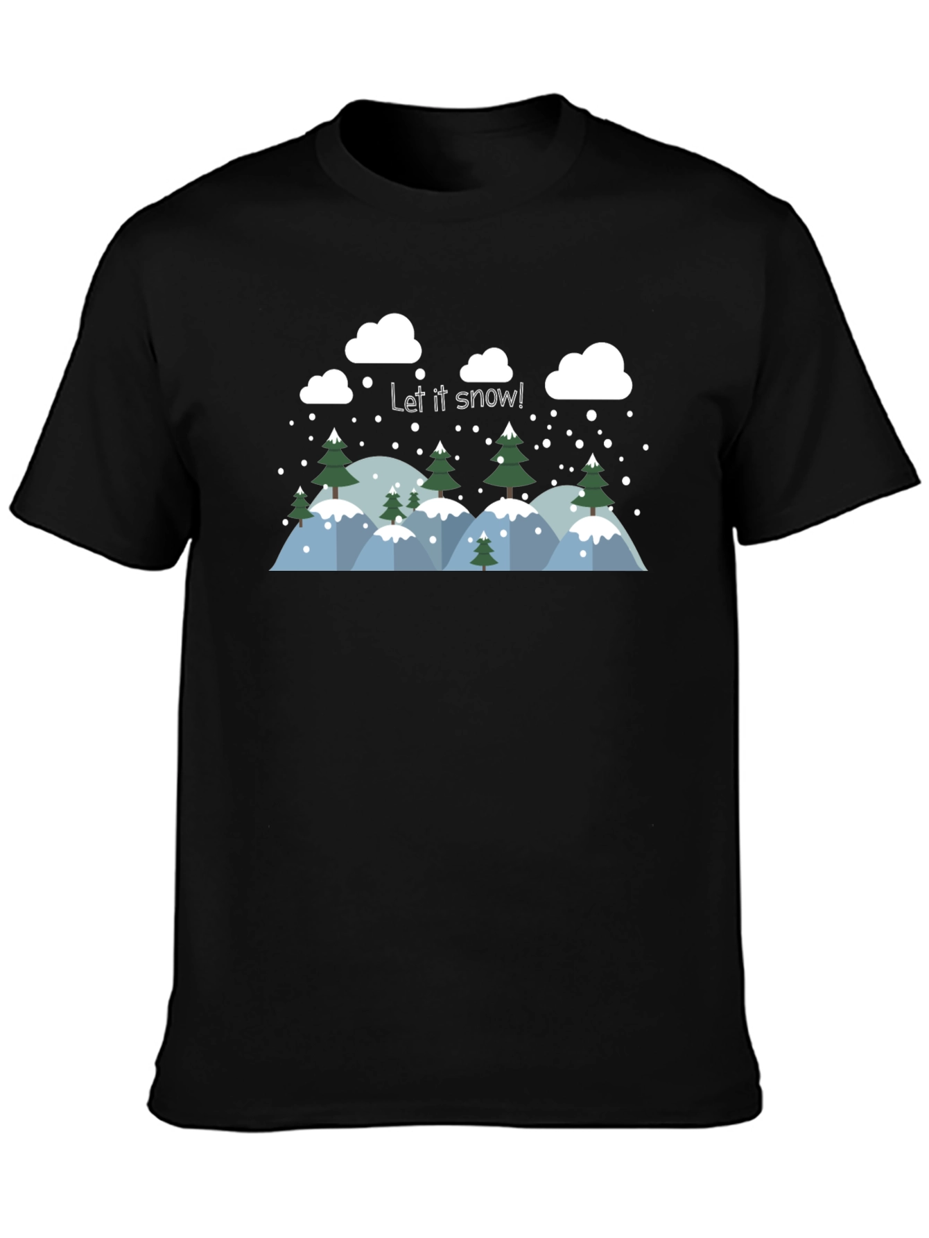 Let it Snow Graphic Tee - Winter Holiday Shirt
