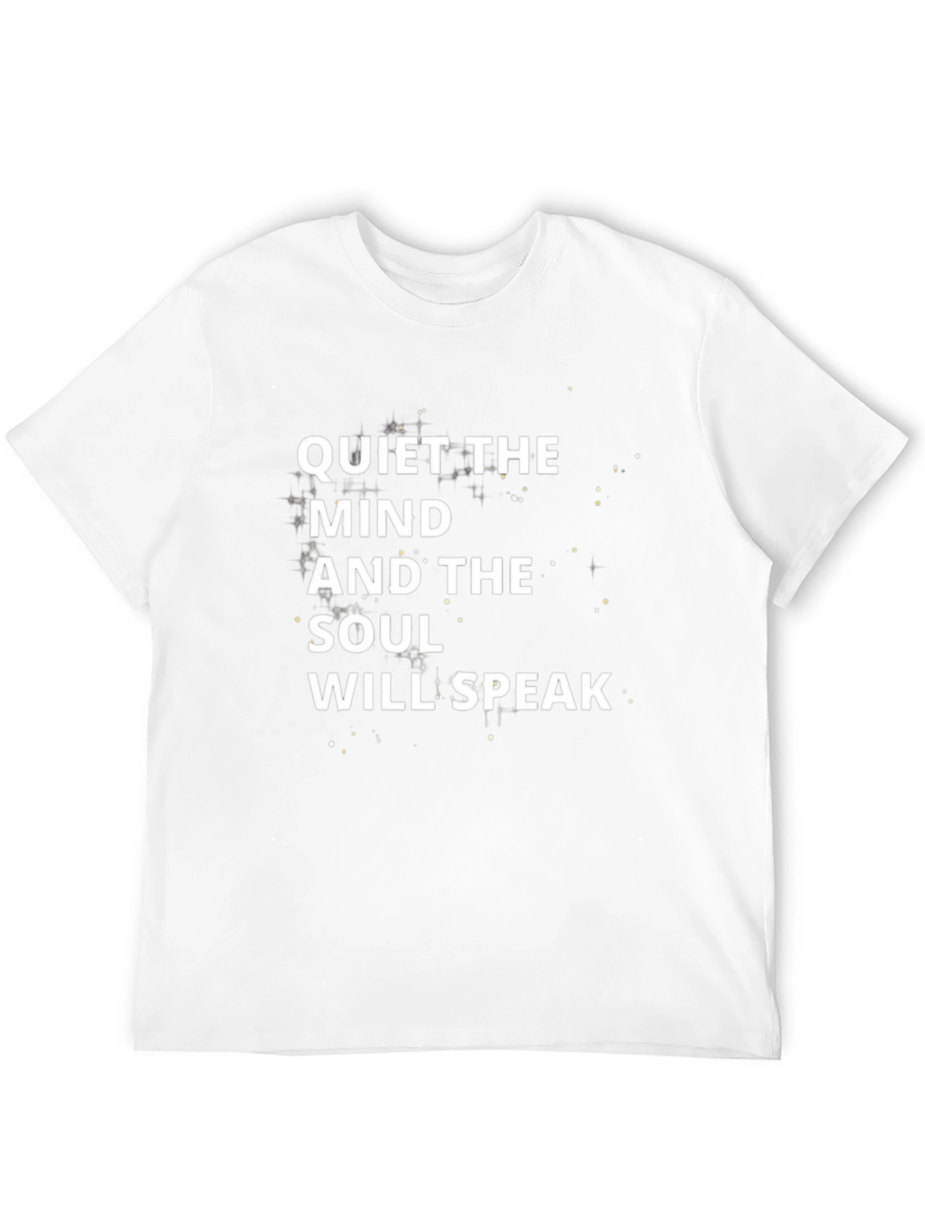 Quiet The Mind Graphic T-Shirt - Black