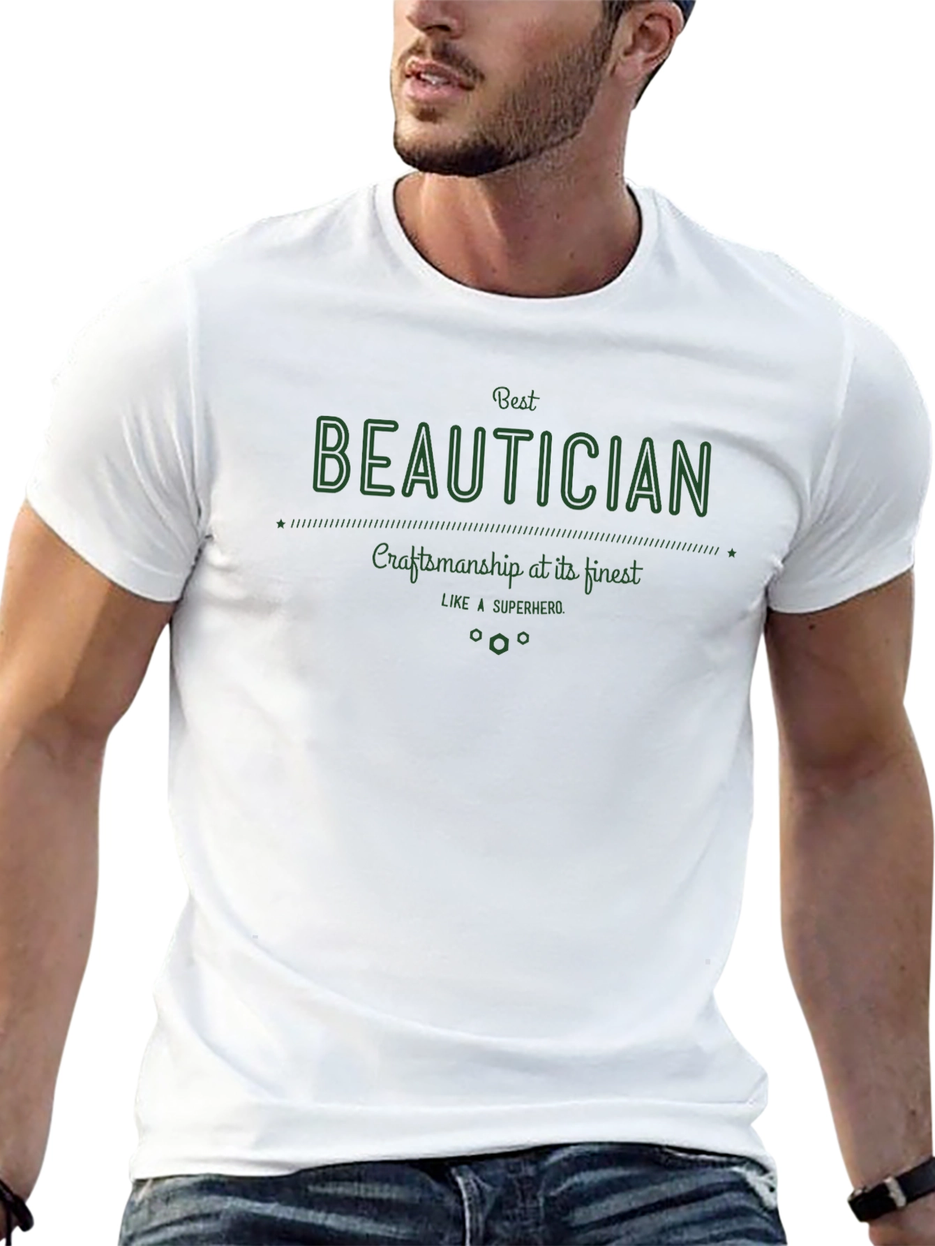 Best Beautician T-Shirt - Craftsmanship Superhero