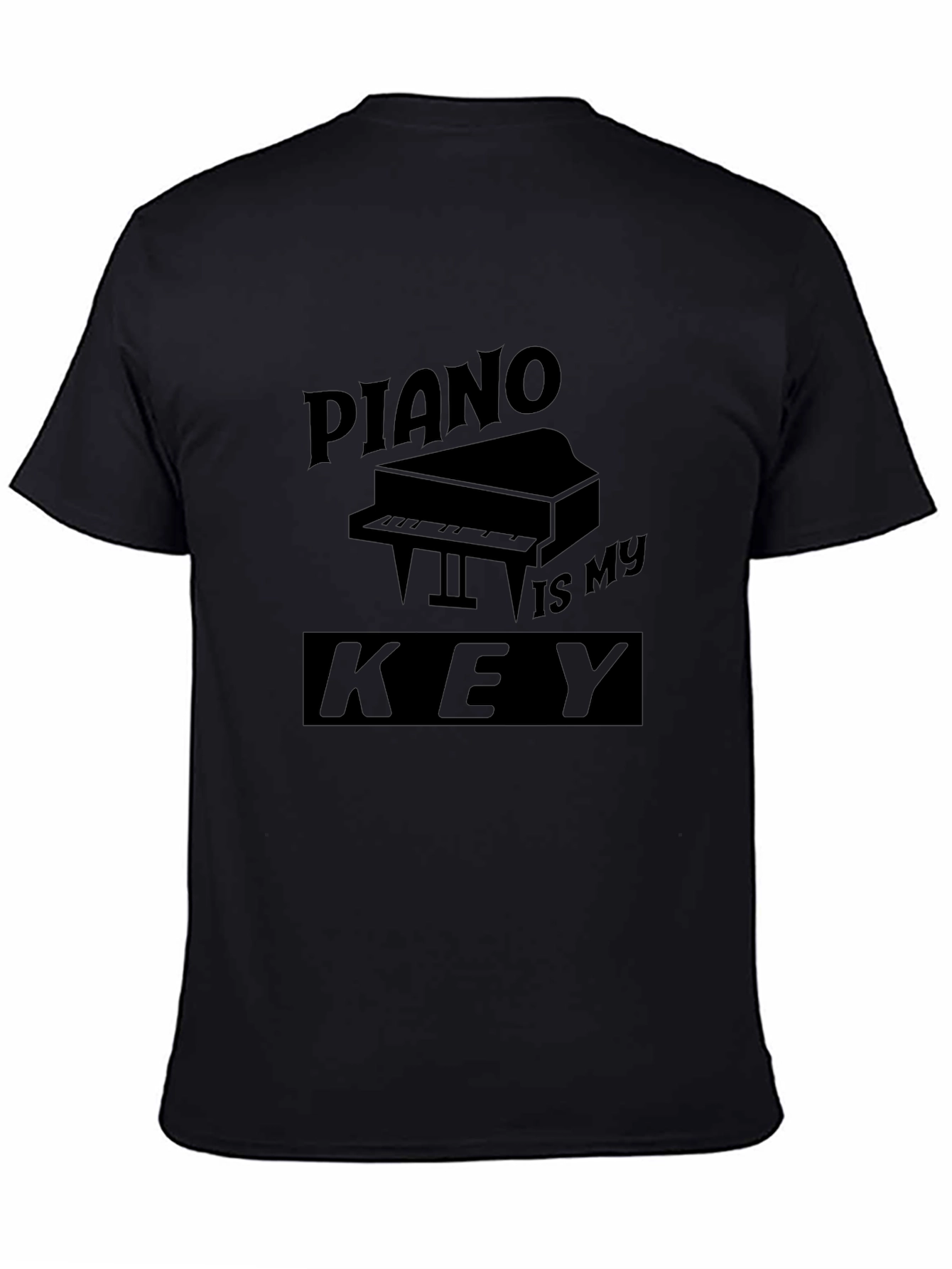 Piano Is My Key Graphic T-Shirt