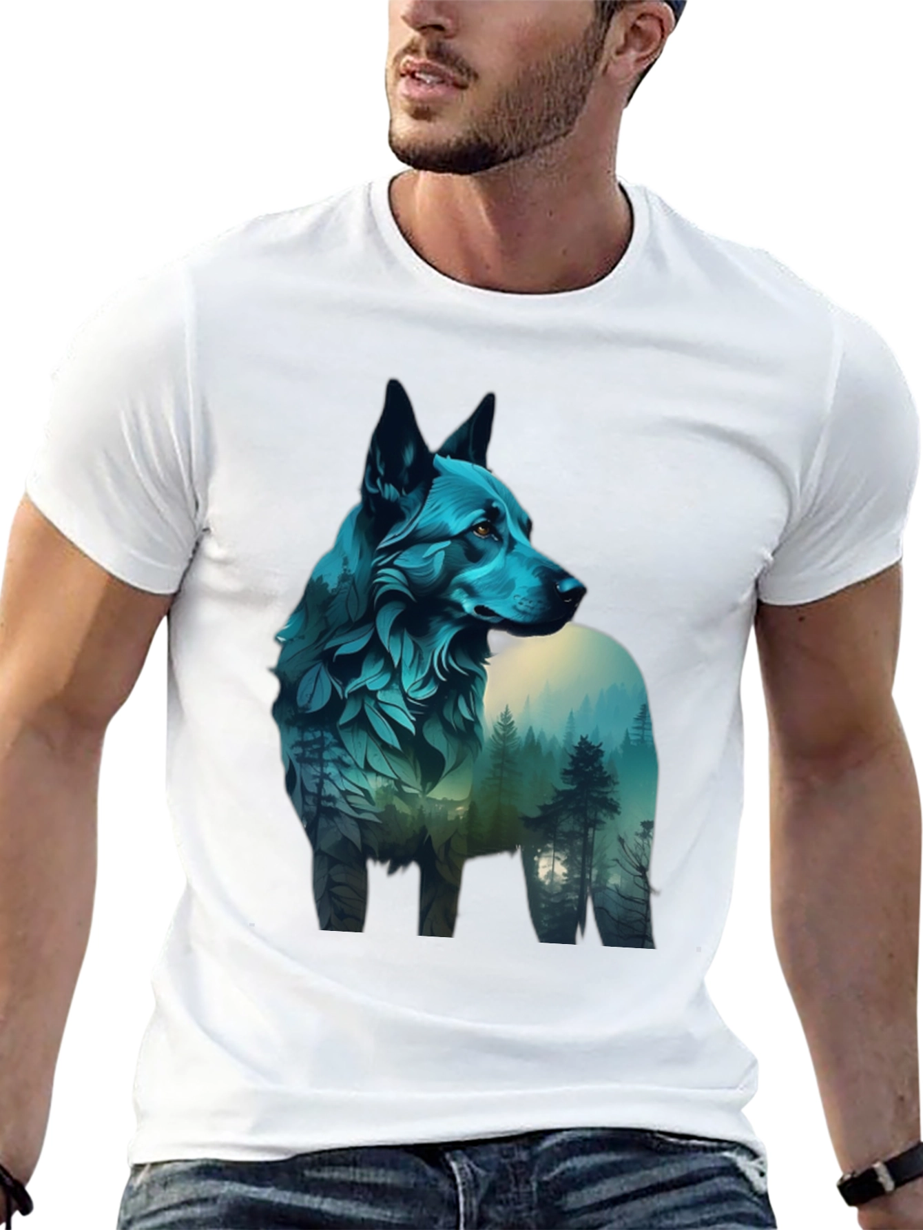 Nature Wolf Graphic Tee