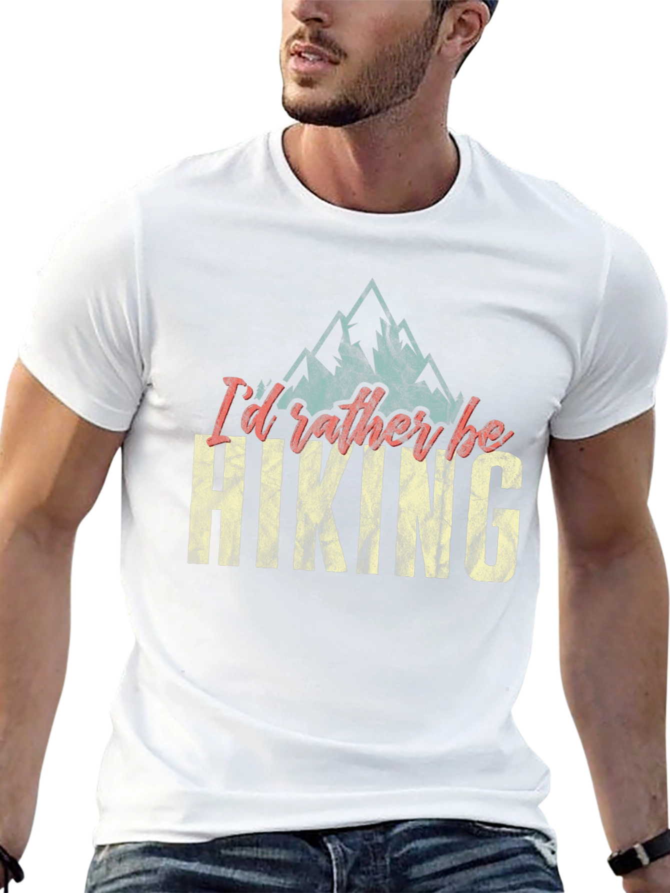 Hiking T-Shirt: Id Rather Be Hiking Tee