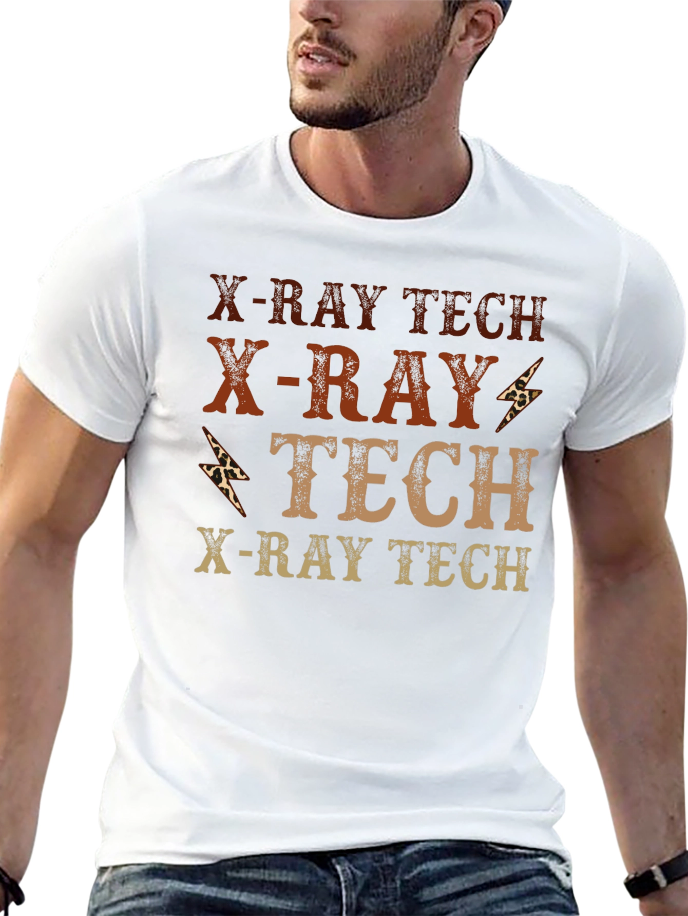 X-Ray Tech Graphic Print T-Shirt