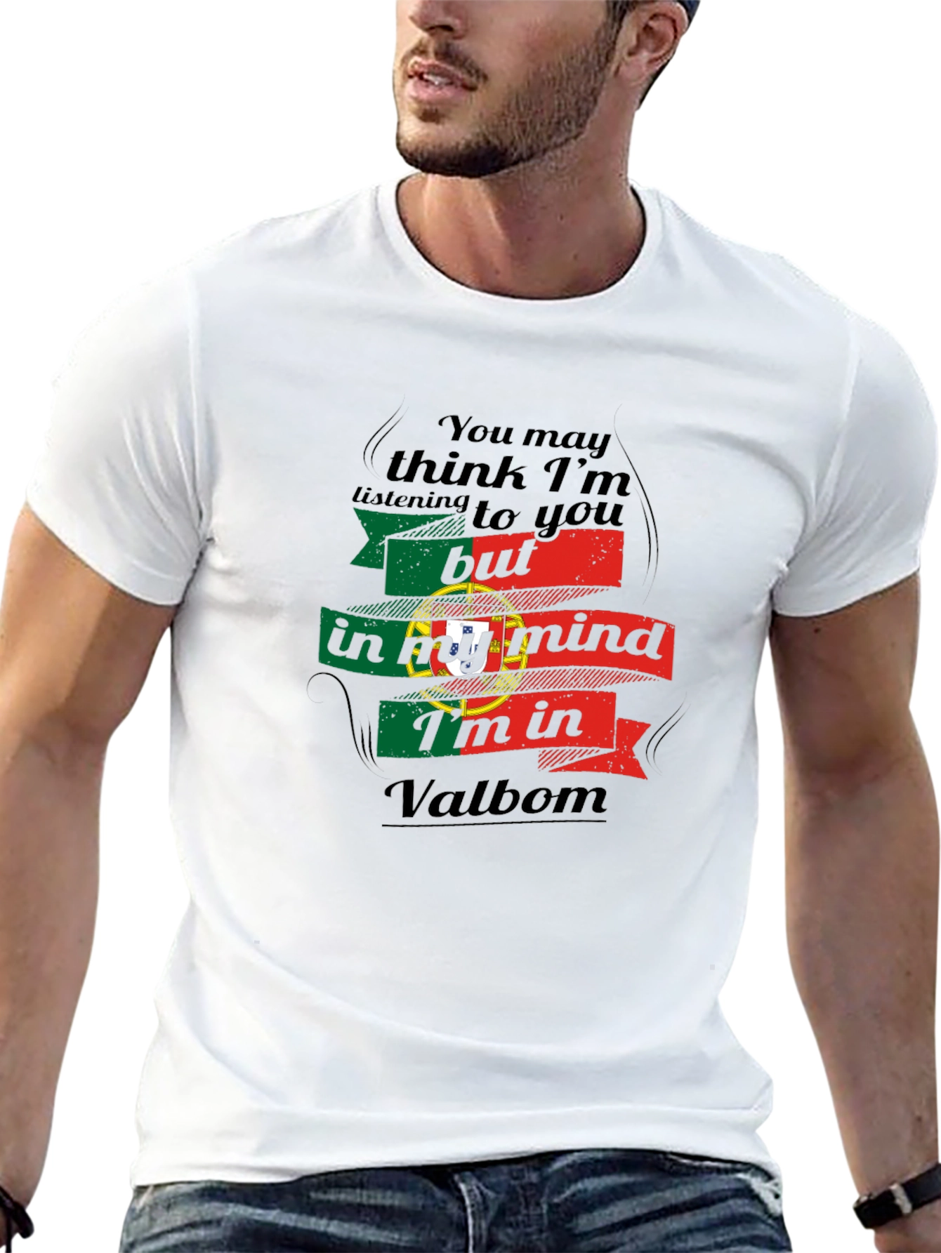 Portugal Valbom Mind T-Shirt - Black