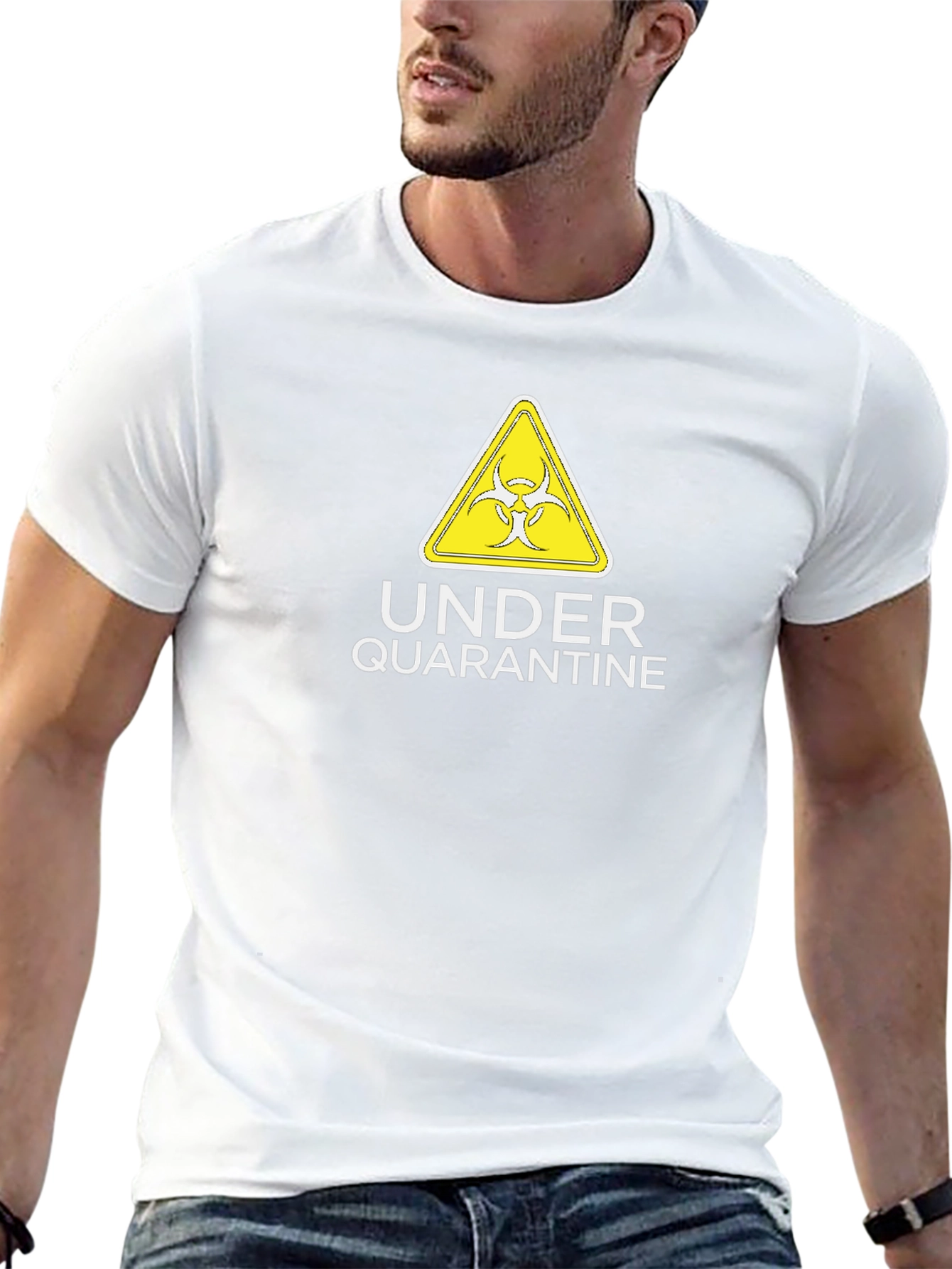 Under Quarantine T-Shirt Biohazard Graphic Tee