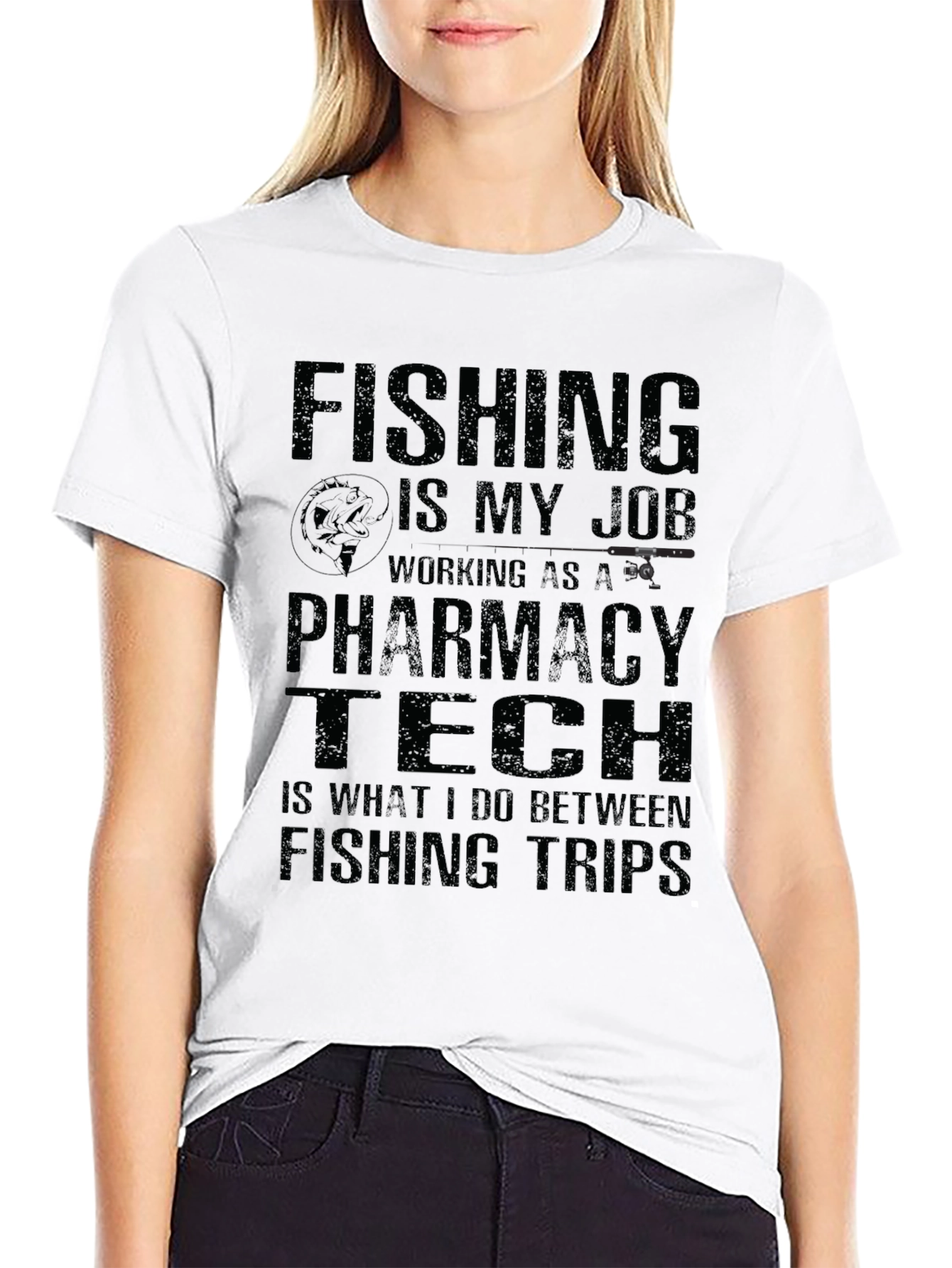 Fishing Pharmacy Tech T-Shirt