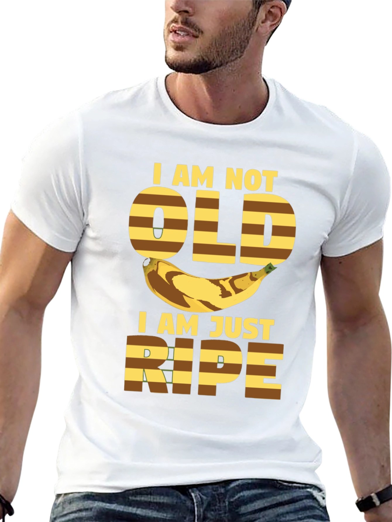 Funny Banana Ripe Graphic T-Shirt