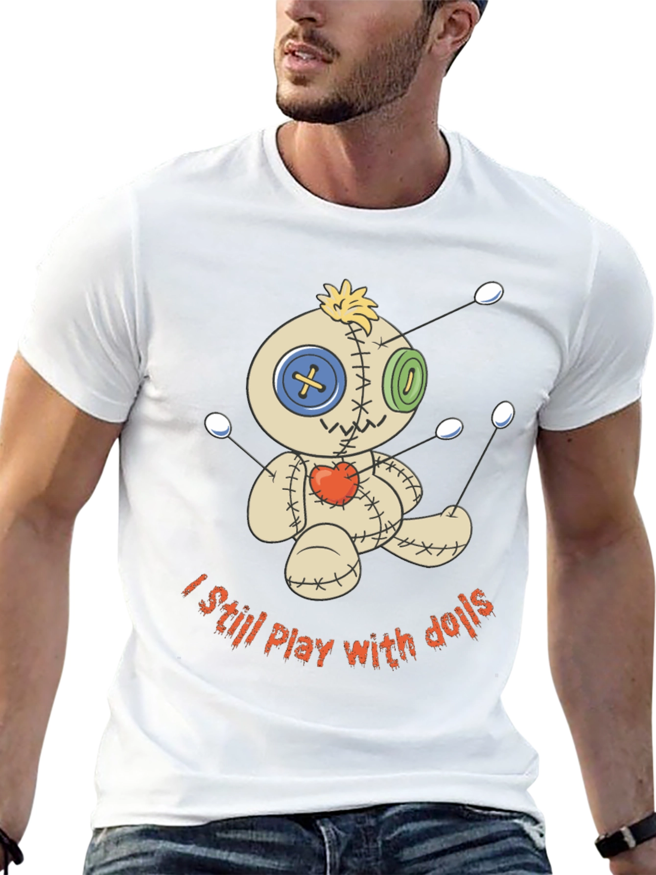 Voodoo Doll T-Shirt - Still Play With Dolls