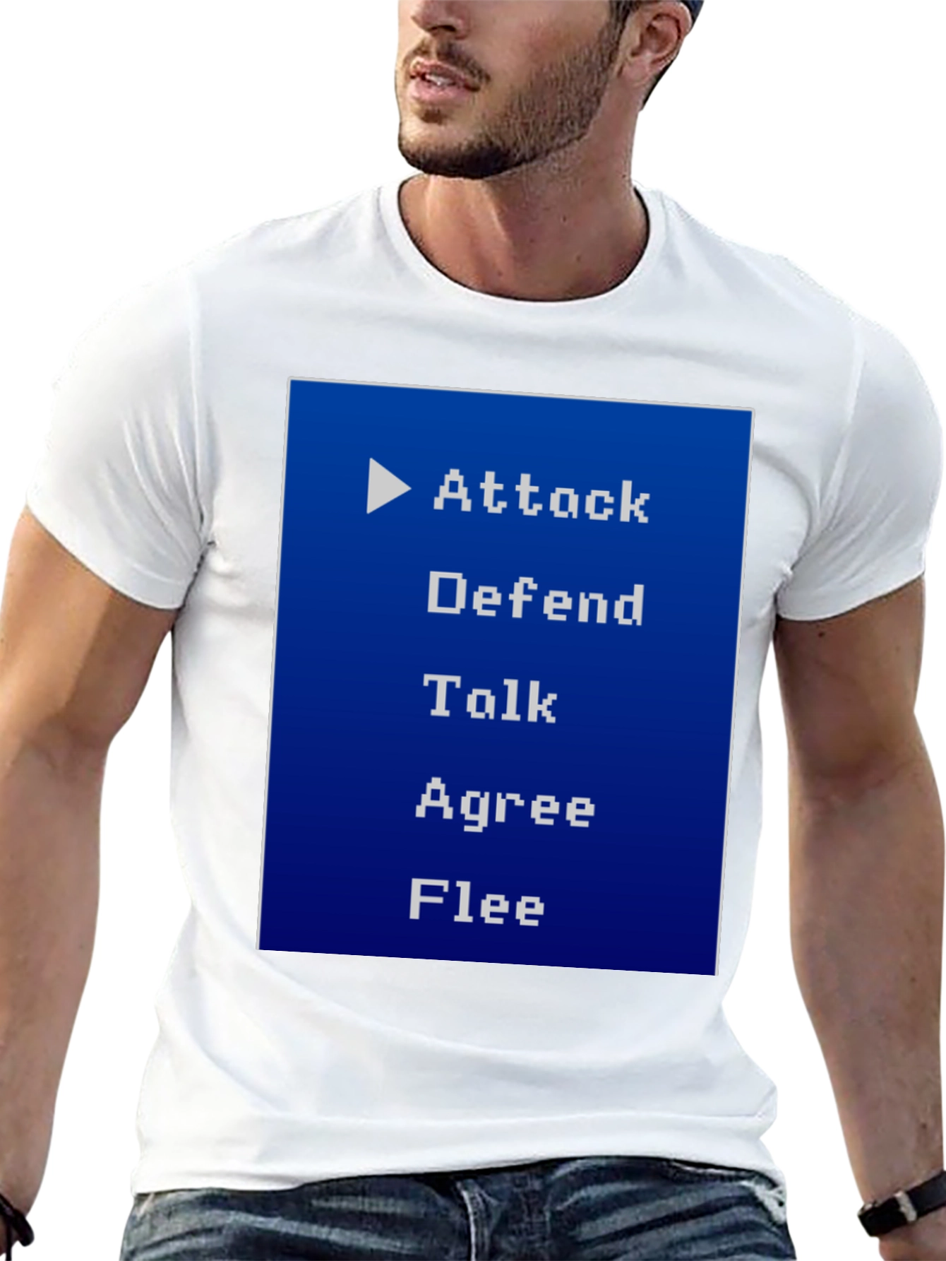 Final Fantasy Inspired RPG Menu T-Shirt