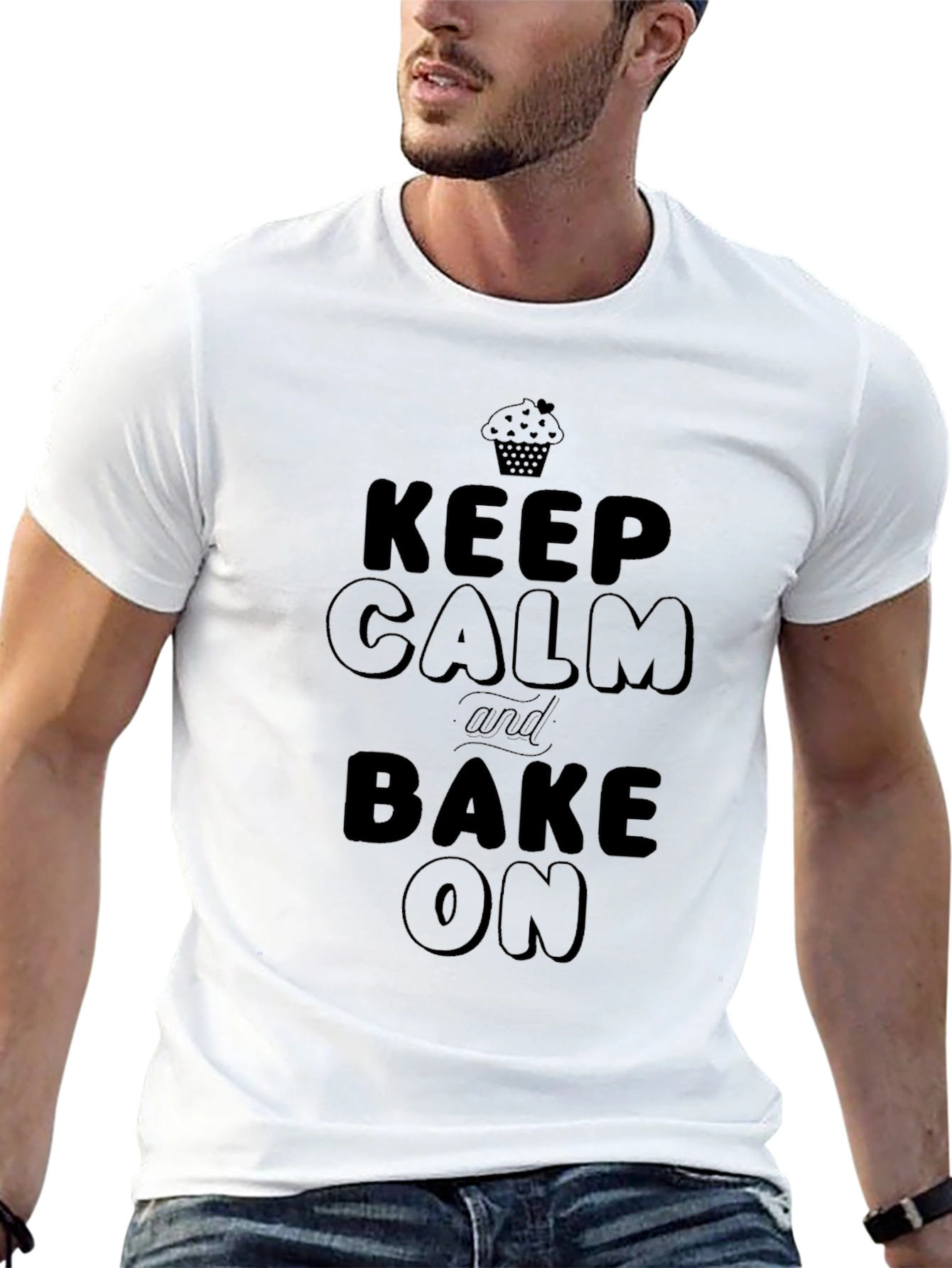 Keep Calm & Bake On Graphic Tee