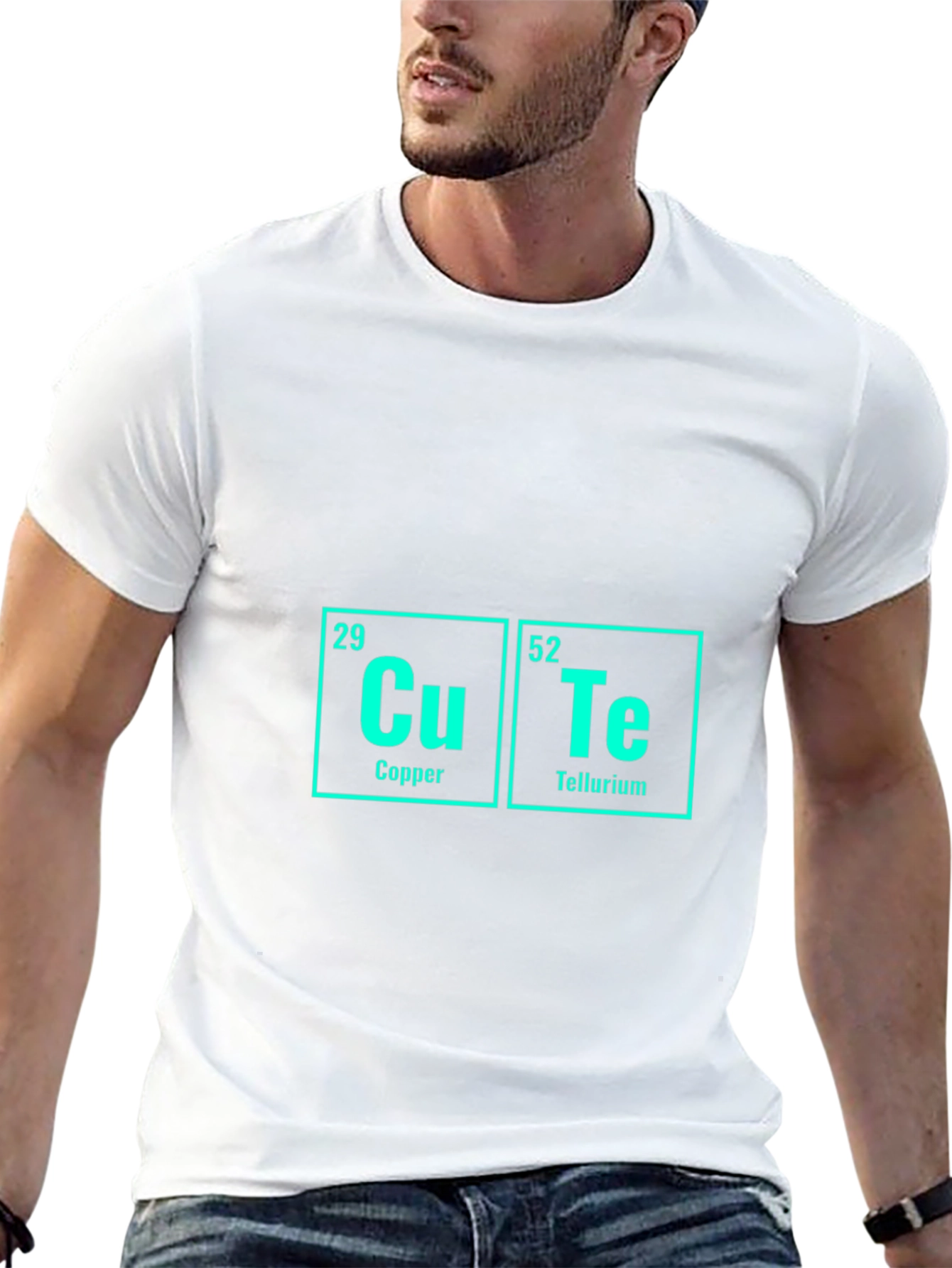 Cute Periodic Table T-Shirt - Copper & Tellurium