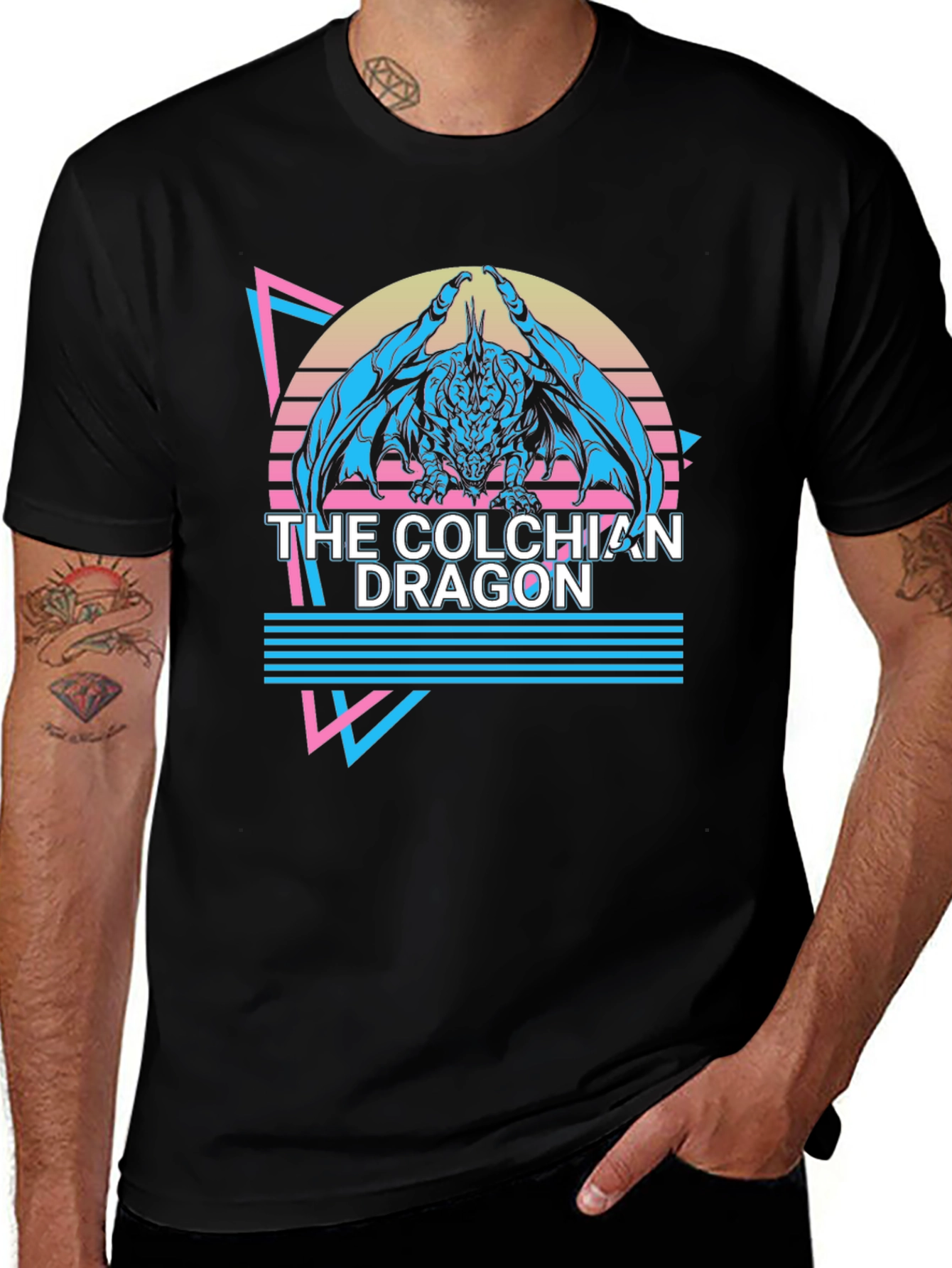 The Colchian Dragon T-Shirt - Retro Style