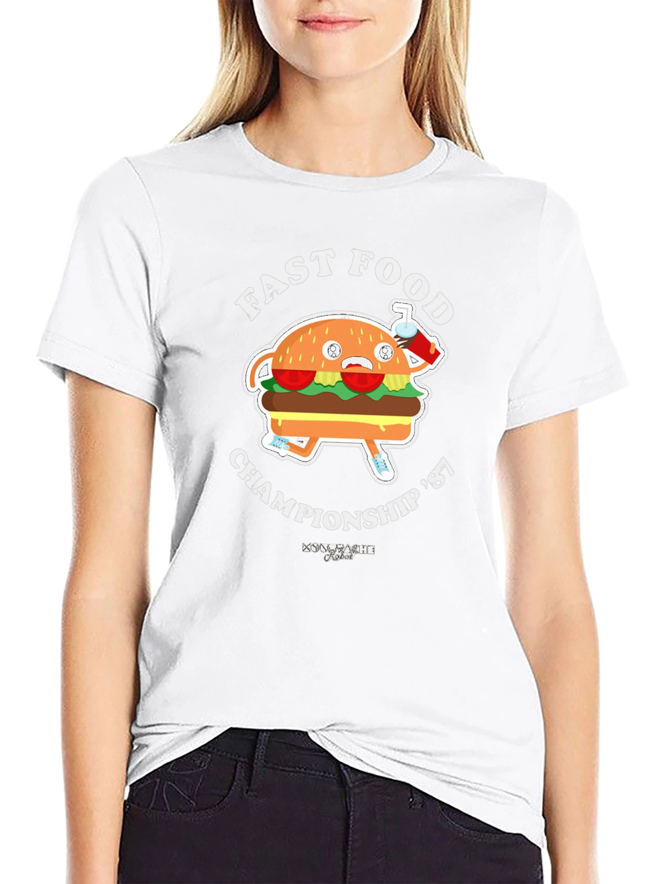 Fast Food Championship 87 Black T-Shirt