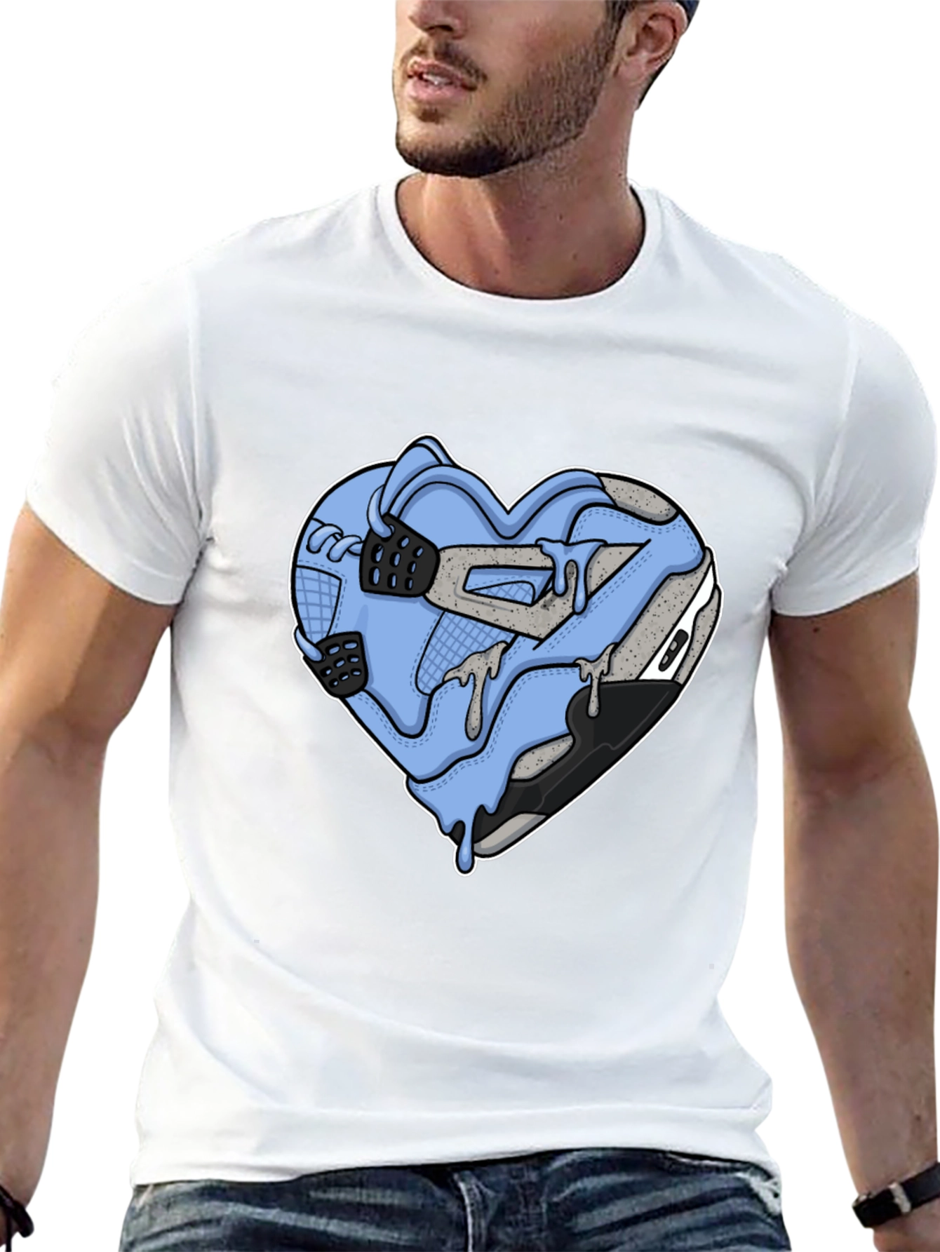 Sneaker Heart Graphic T-Shirt