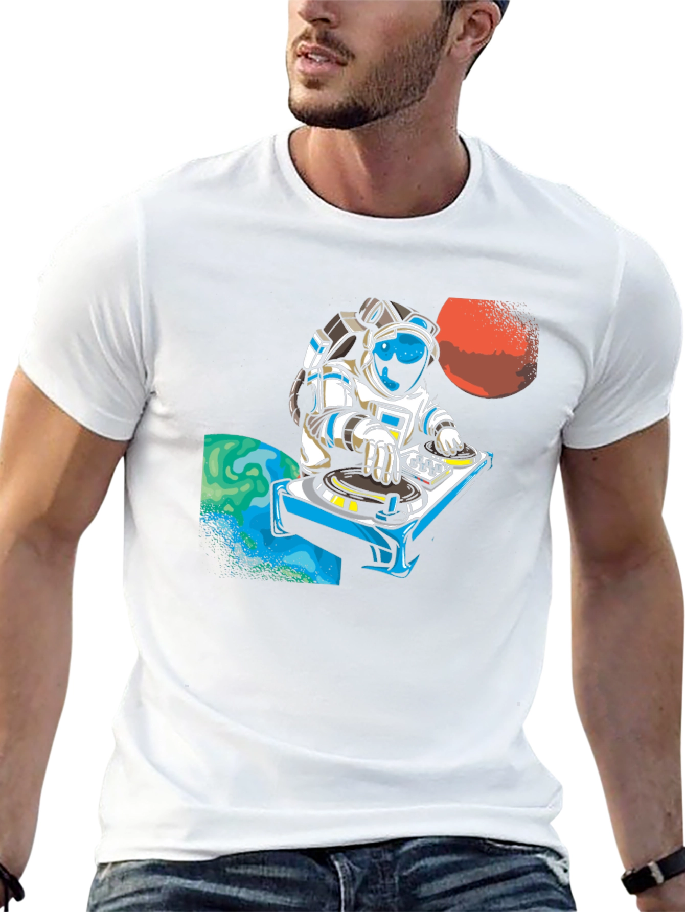 DJ Astronaut T-Shirt - Space Beats