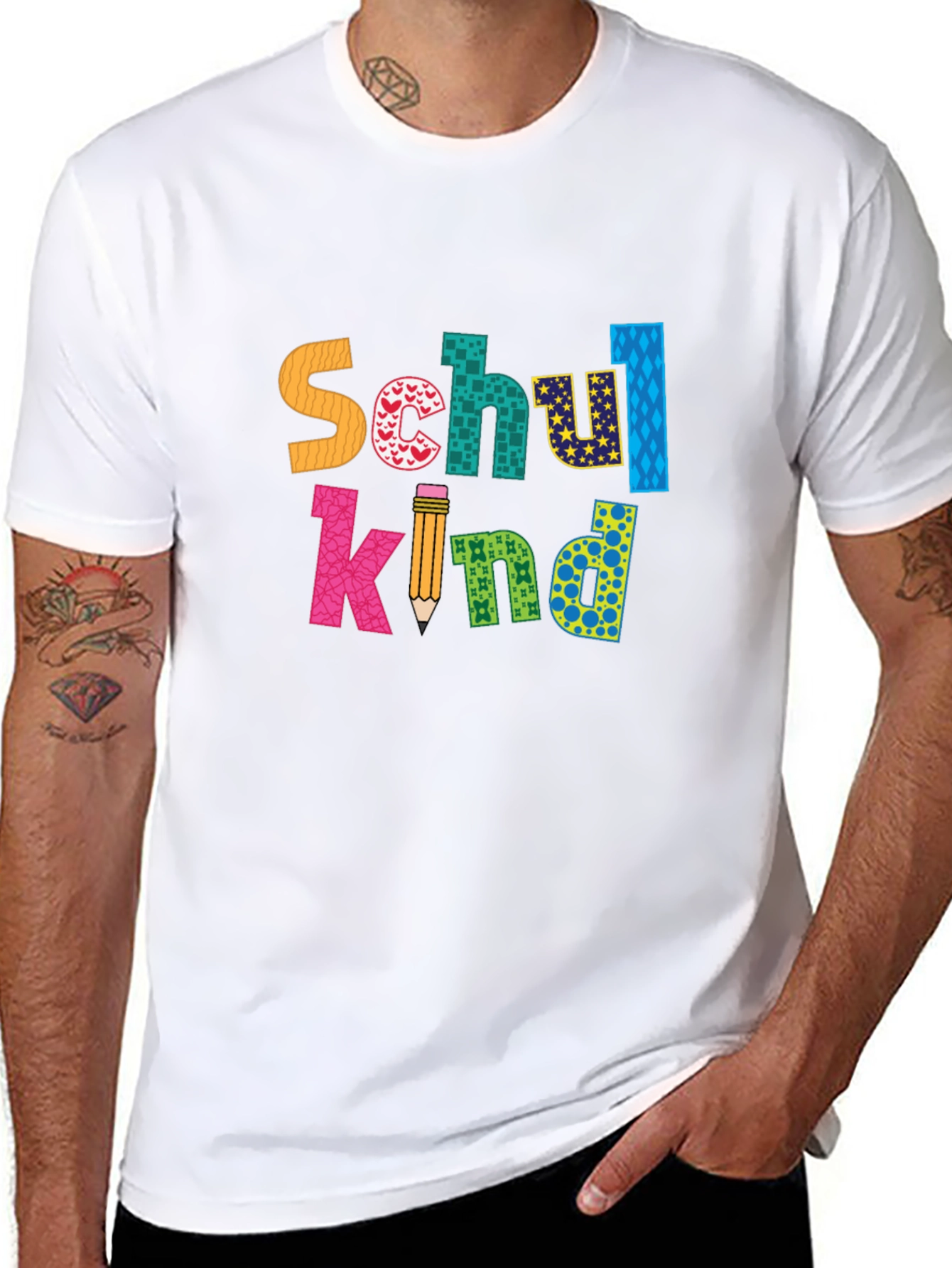 Schulkind Colorful Graphic T-Shirt