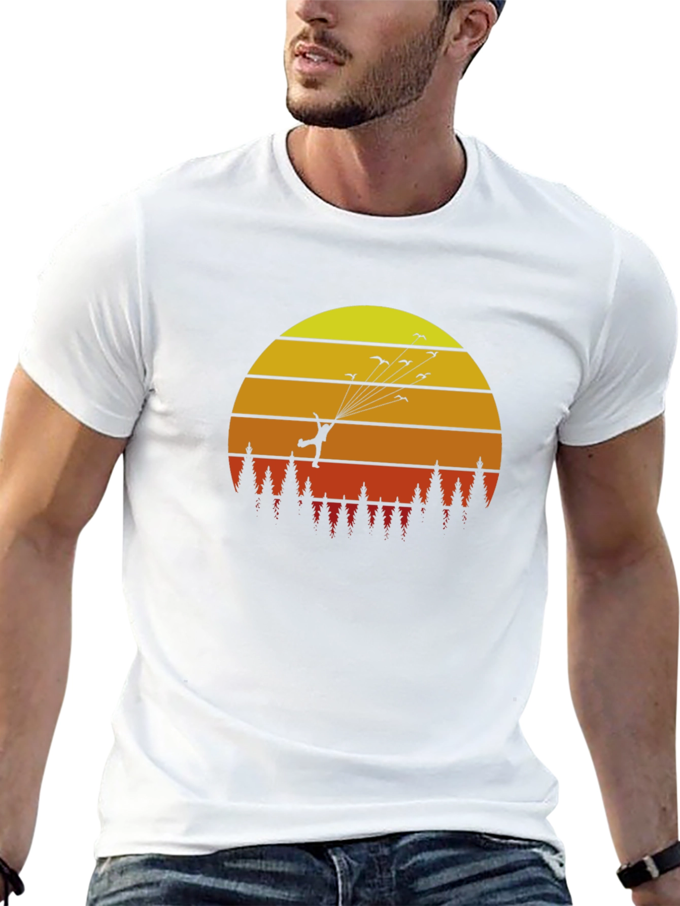 Sunset Birdman Tee