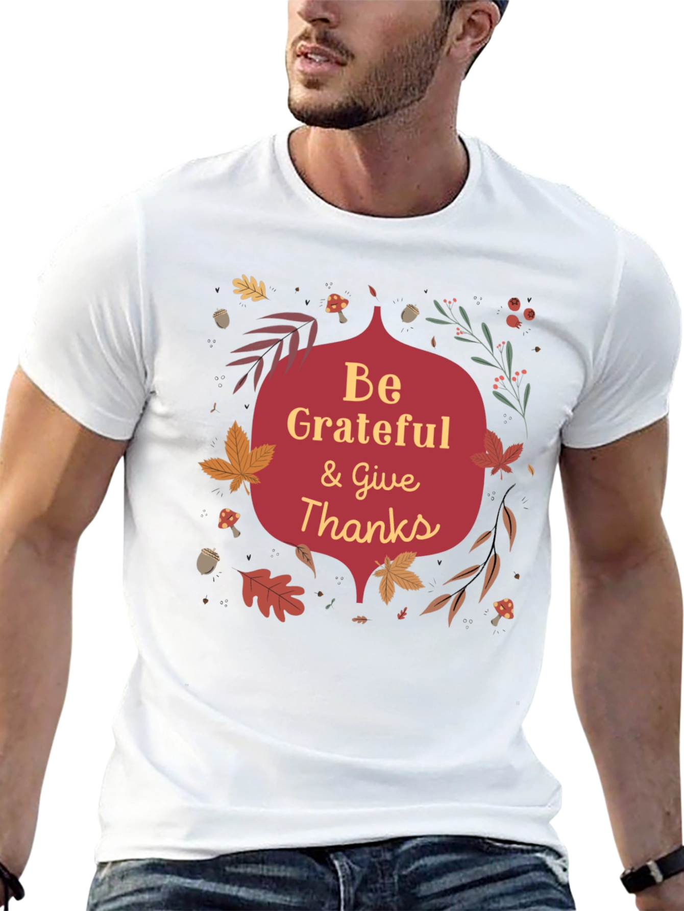 Be Grateful Thanksgiving Graphic Tee