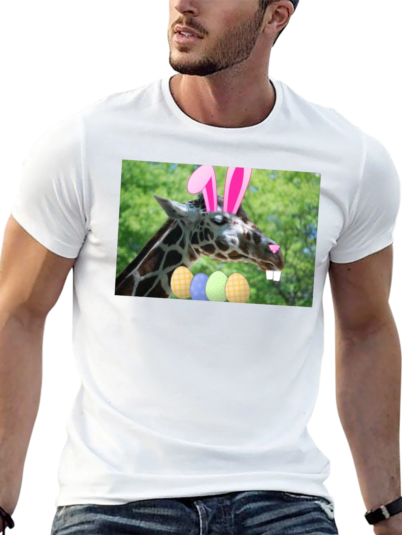 Easter Giraffe T-Shirt - Fun Holiday Tee
