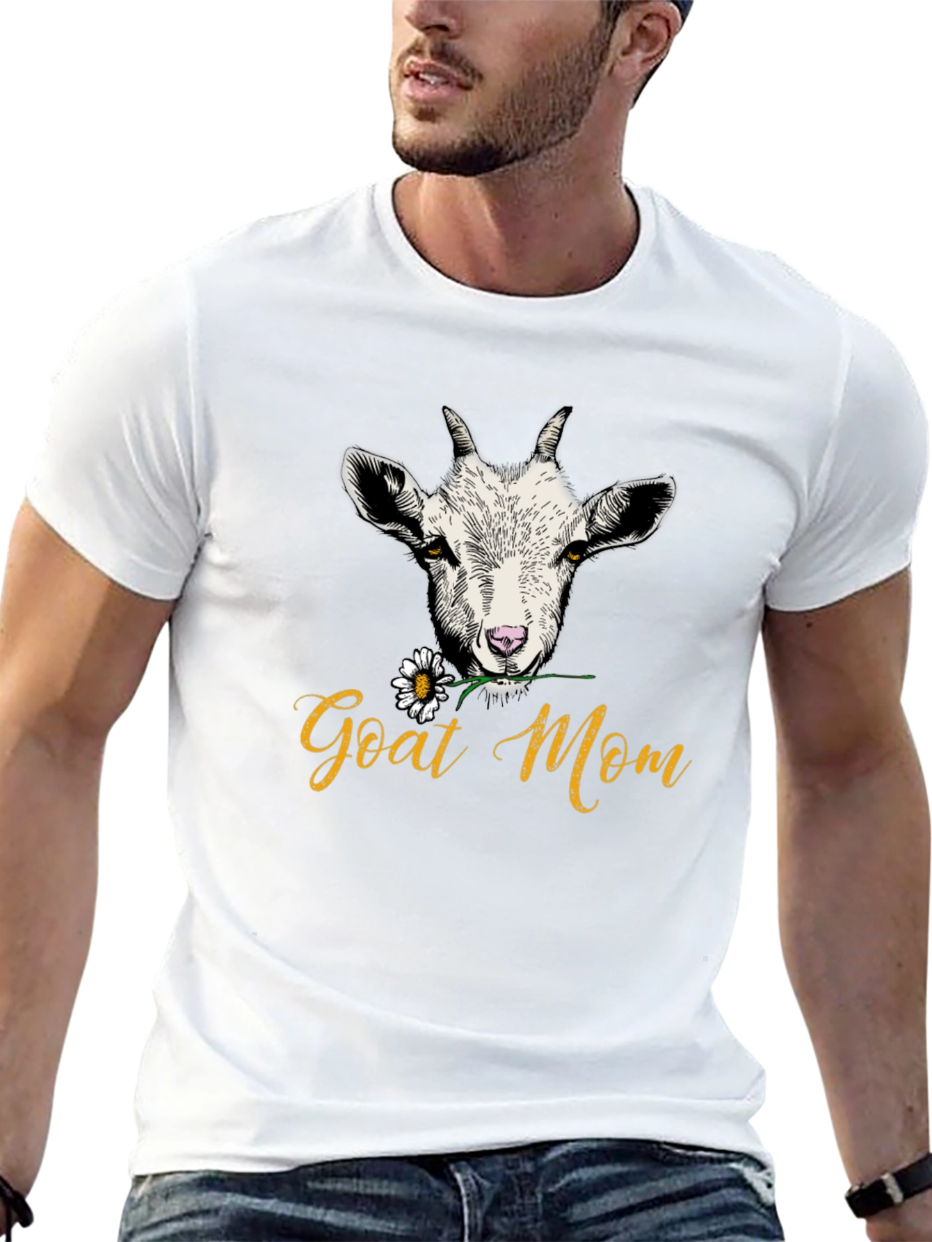 Goat Mom Graphic T-Shirt - Unisex Fit