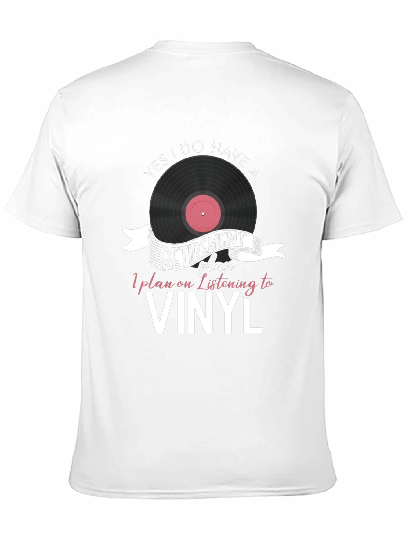 Vinyl Retirement Plan Graphic T-Shirt