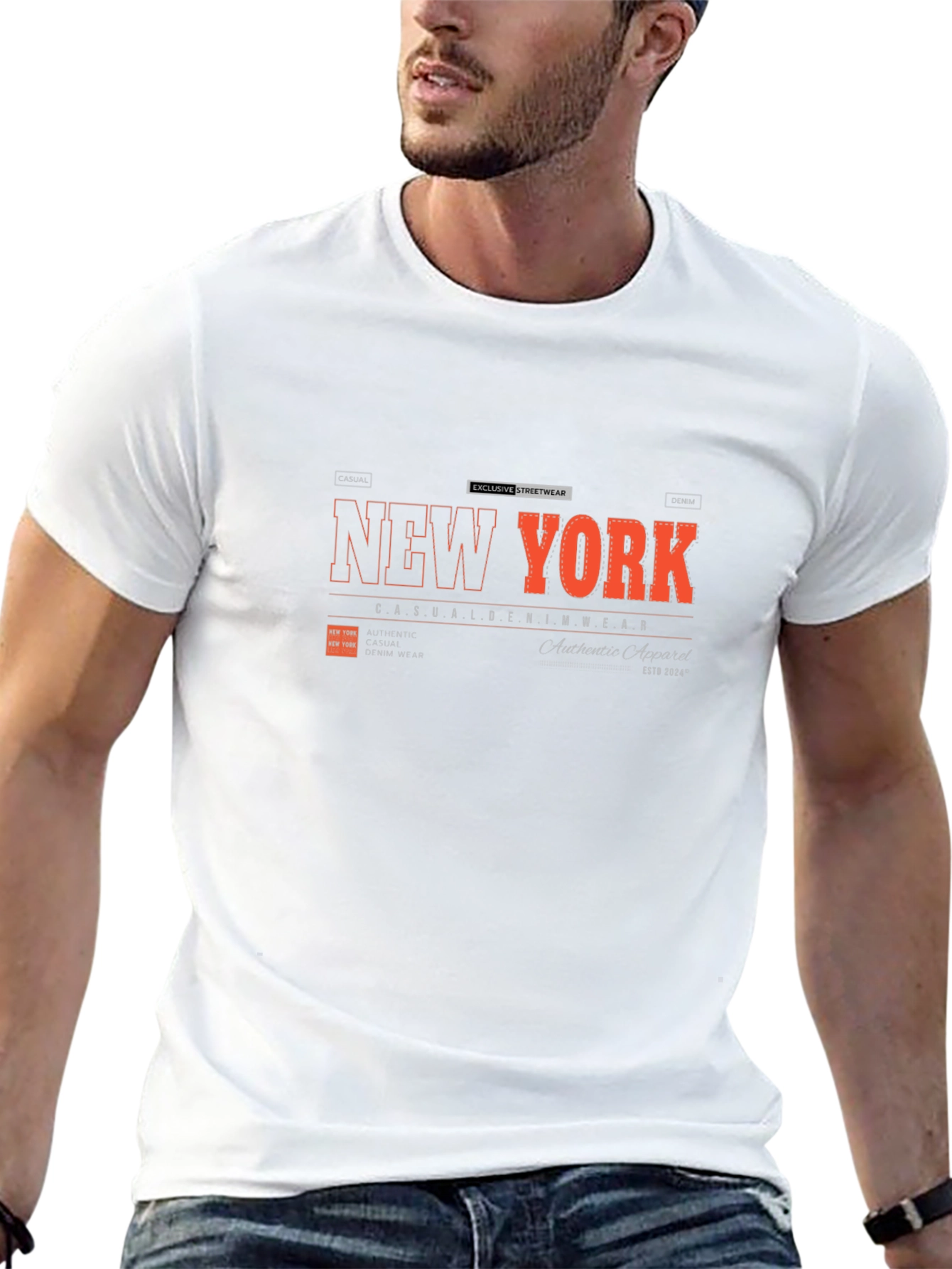 New York Graphic Print T-Shirt