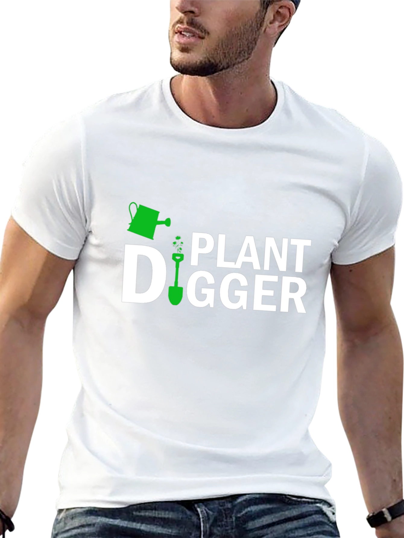 Plant Digger Graphic T-Shirt - Gardener Gift