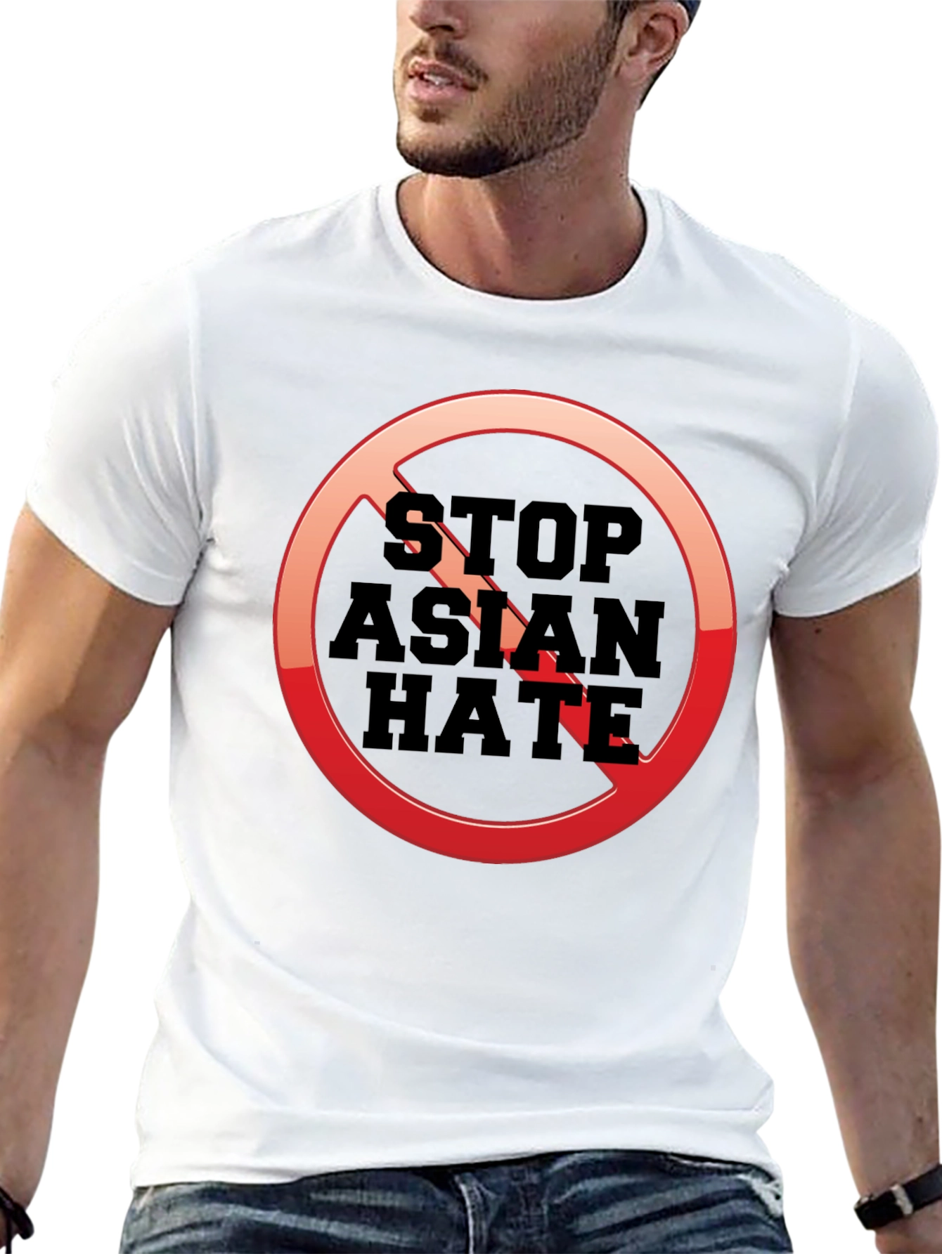 Stop Asian Hate T-Shirt - Black