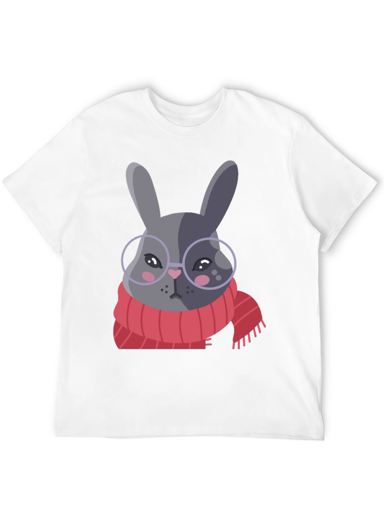 Rabbit with Glasses Graphic Tee
