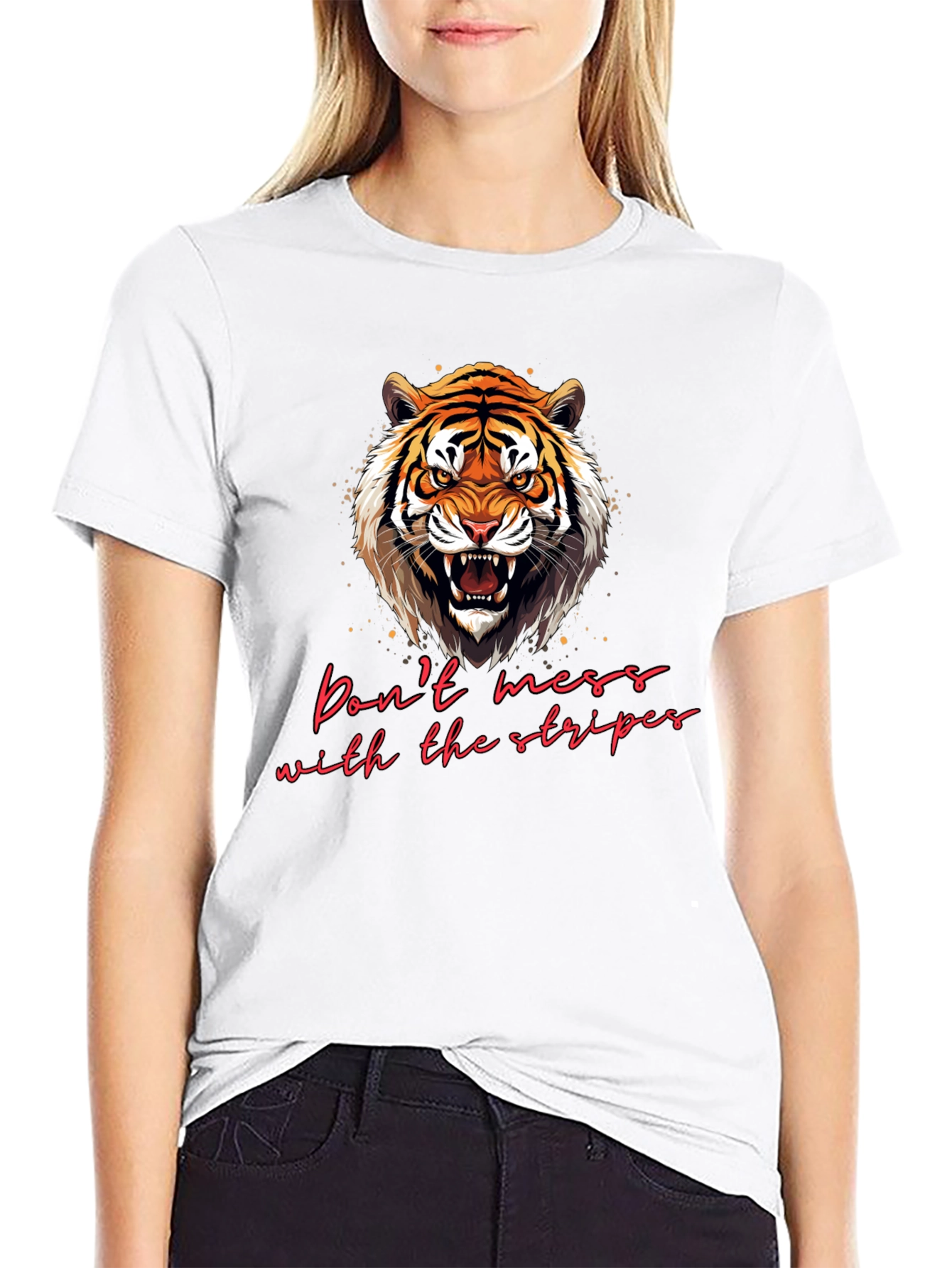 Tiger Stripes Graphic Tee - Fierce Fashion