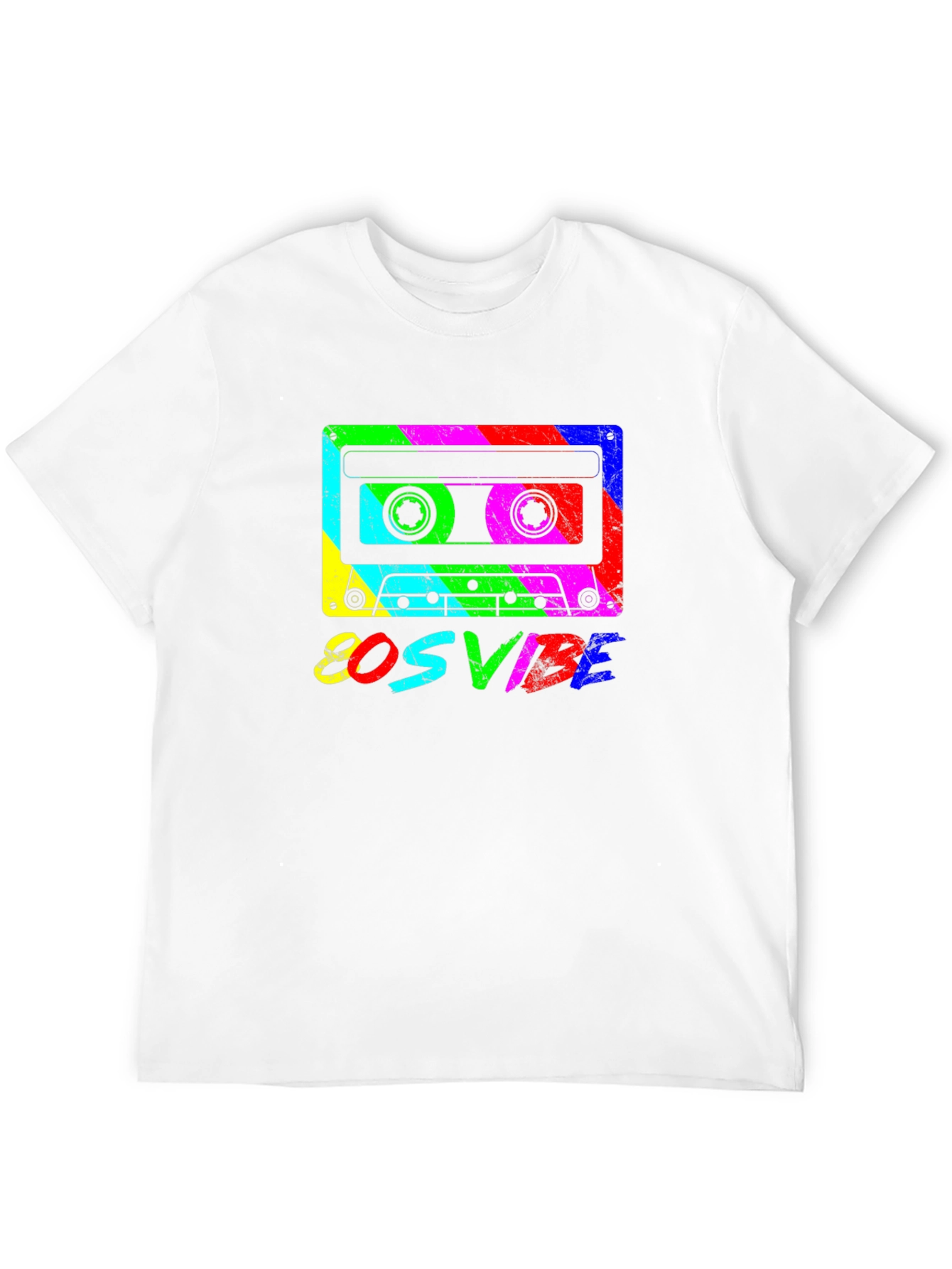 Retro 80s Vibe Cassette Tape Graphic Tee