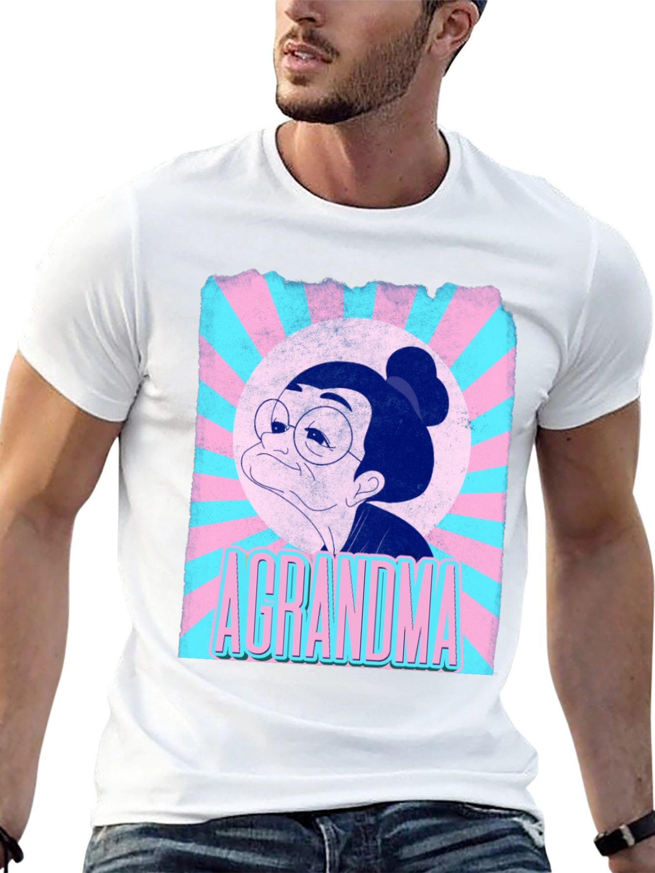 A GRANDMA T-Shirt - Funny Cartoon Graphic Tee