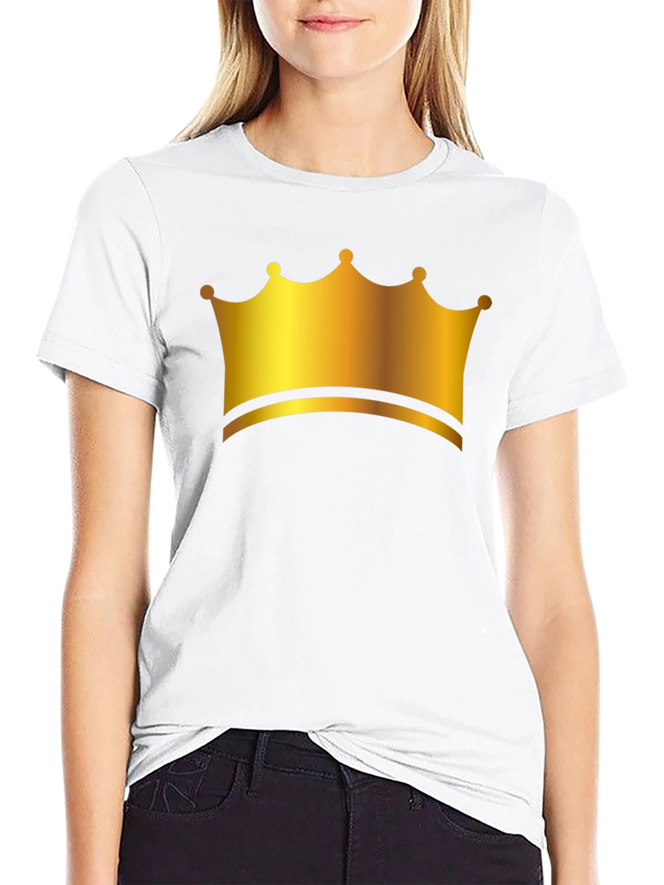 Golden Crown Black T-Shirt