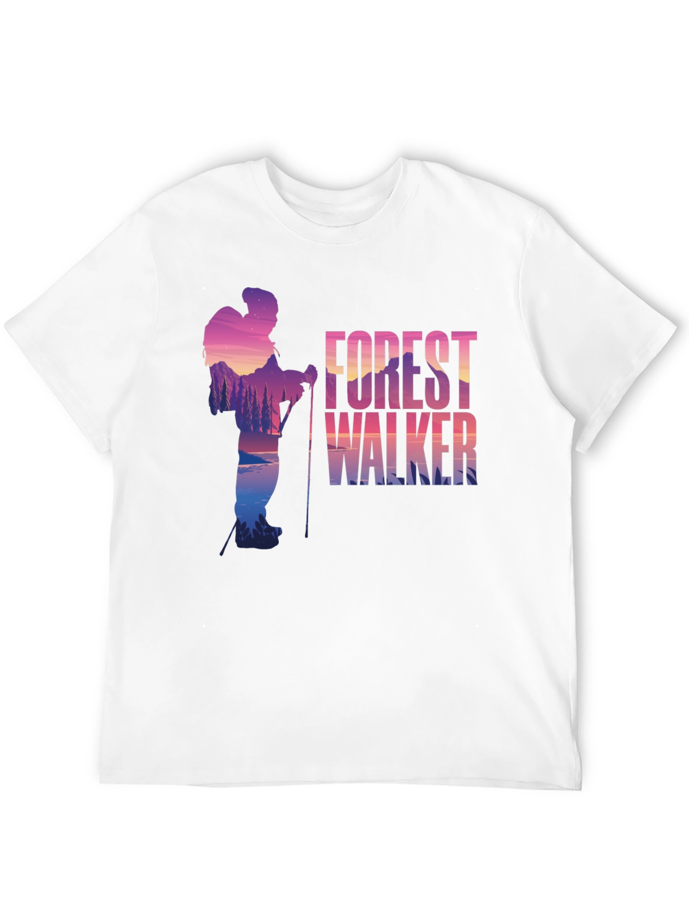 Forest Walker Graphic Tee - Nature Lovers T-Shirt