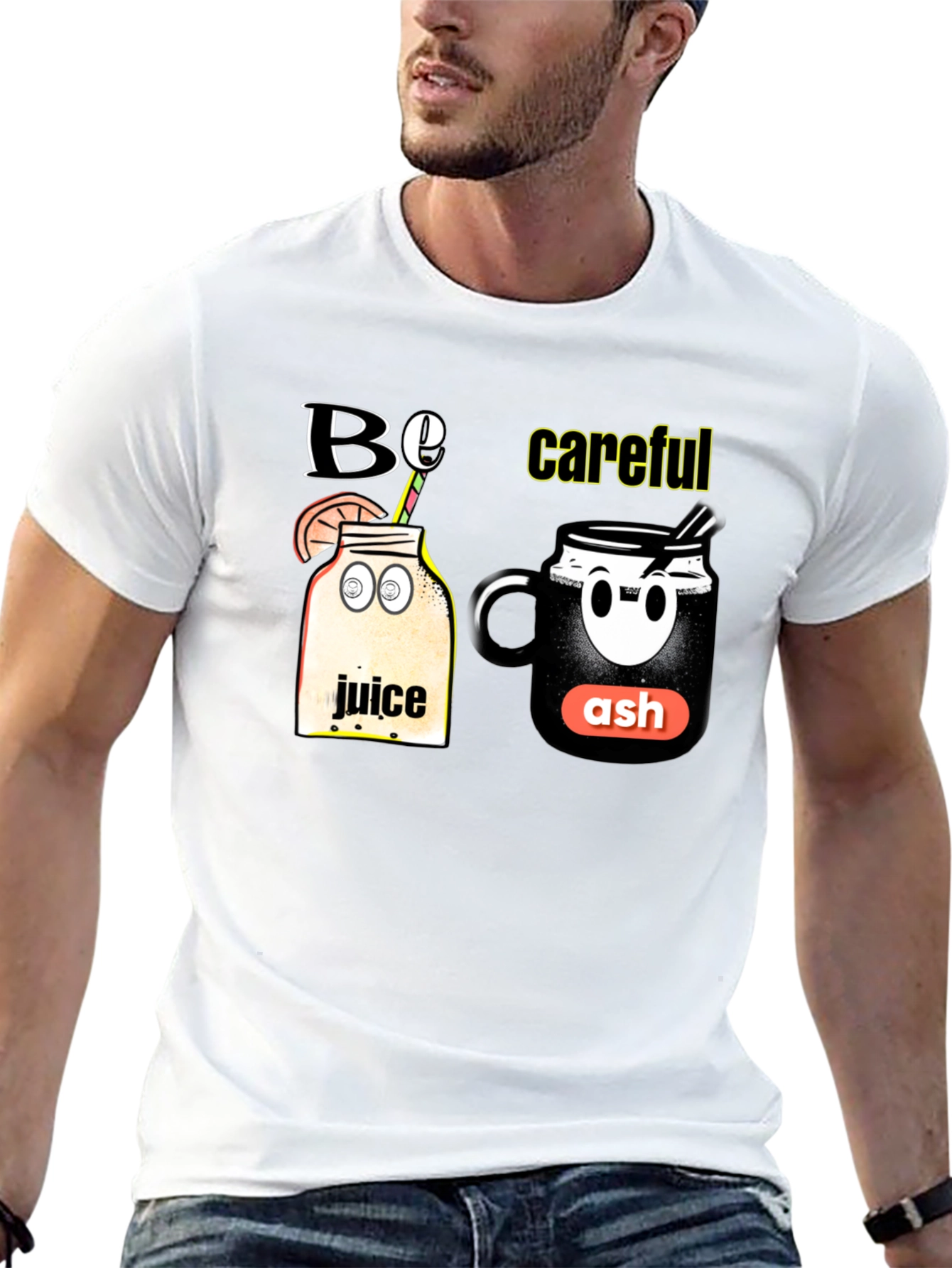 Be Careful T-Shirt - Juice and Ash Design