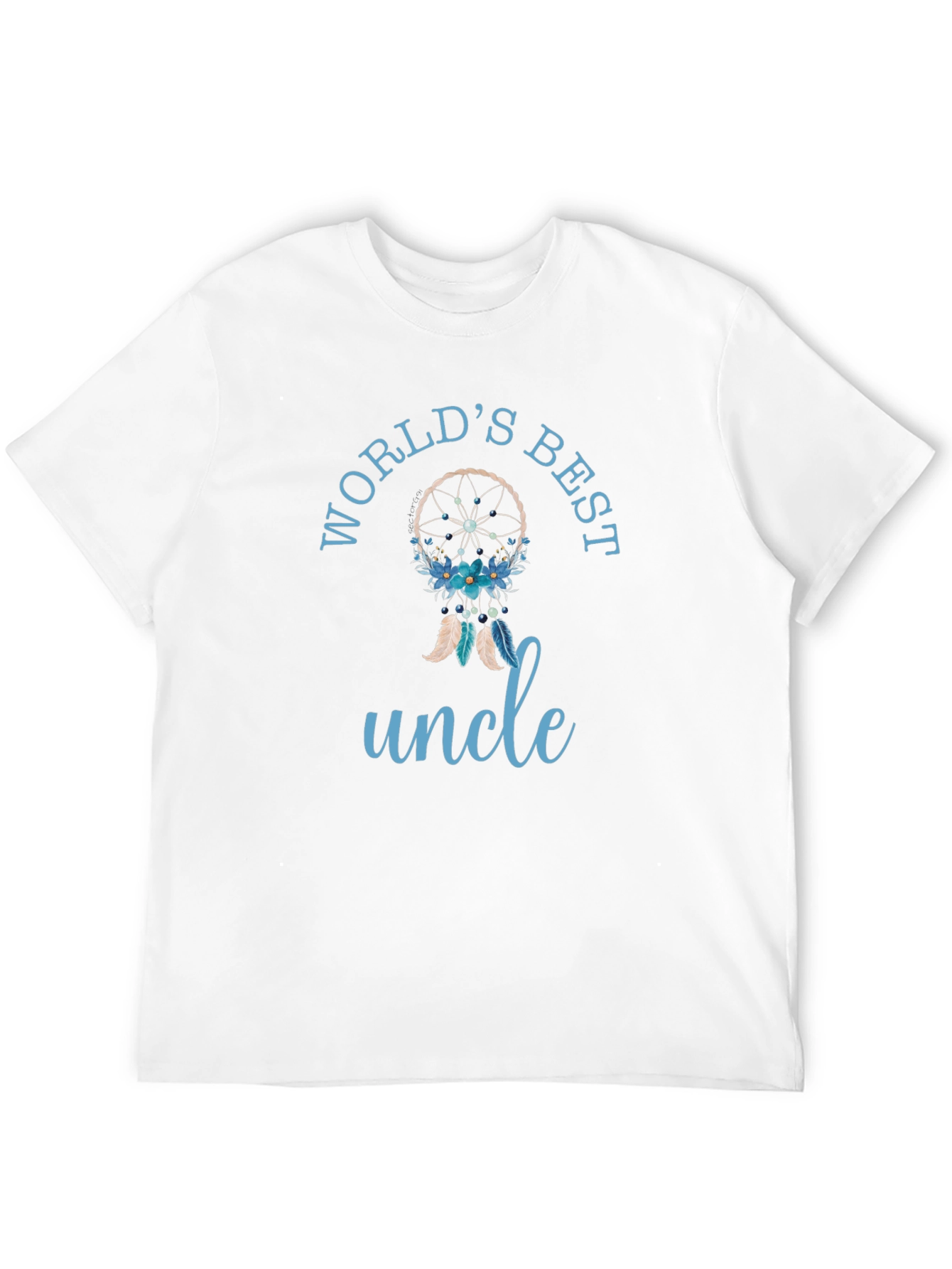 Worlds Best Uncle Dreamcatcher Graphic T-Shirt