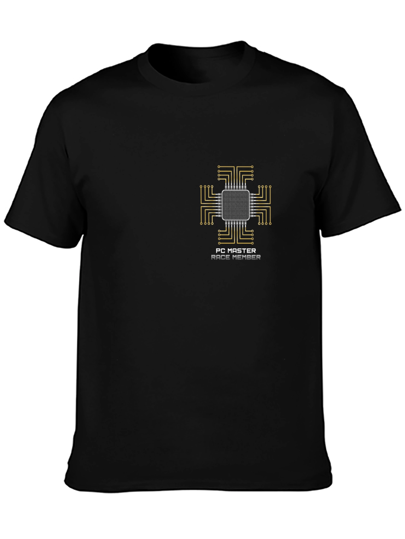 PC Master Race Member T-Shirt - Black Cotton Tee