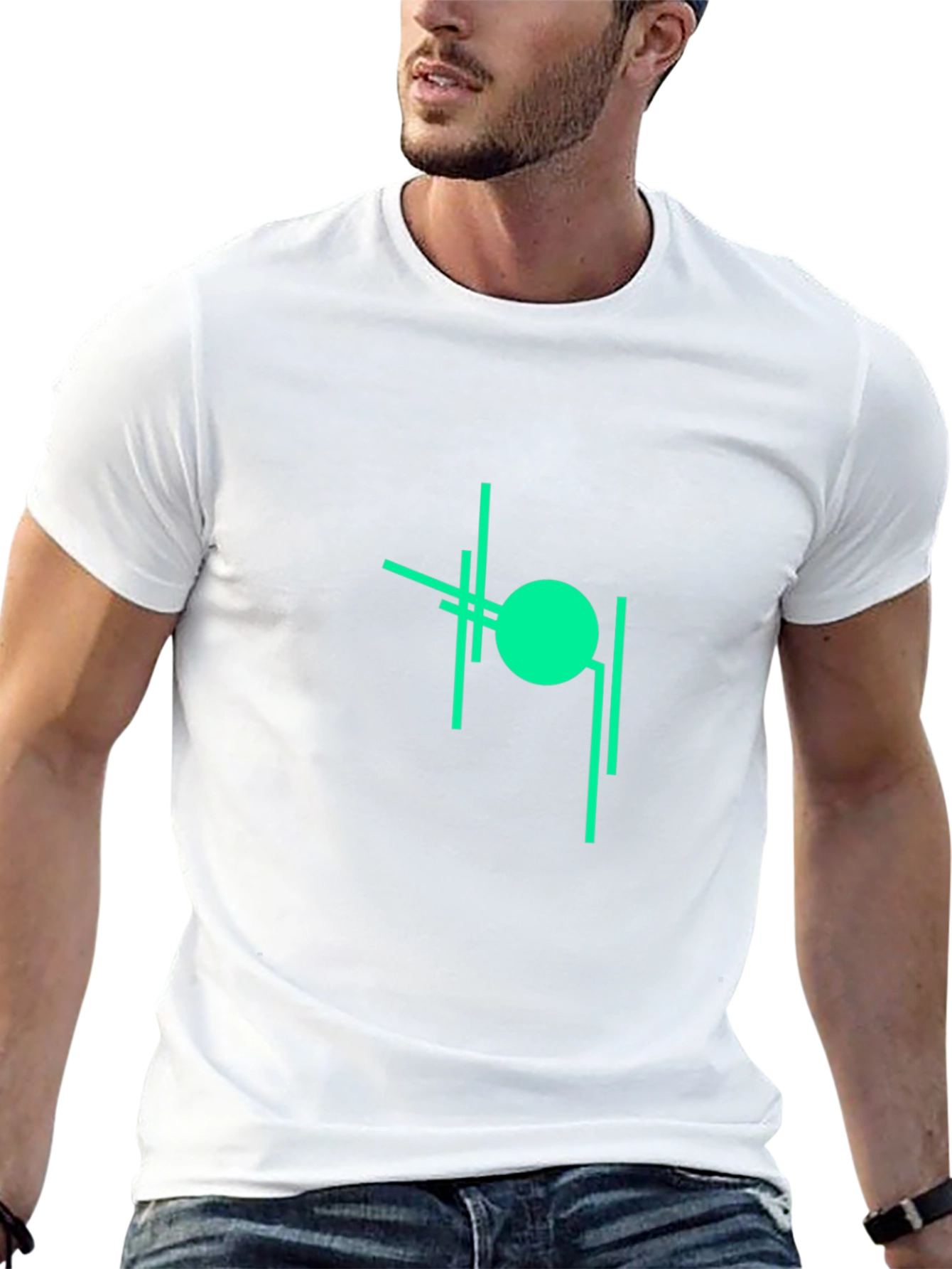 Abstract Graphic Tee - Modern Design