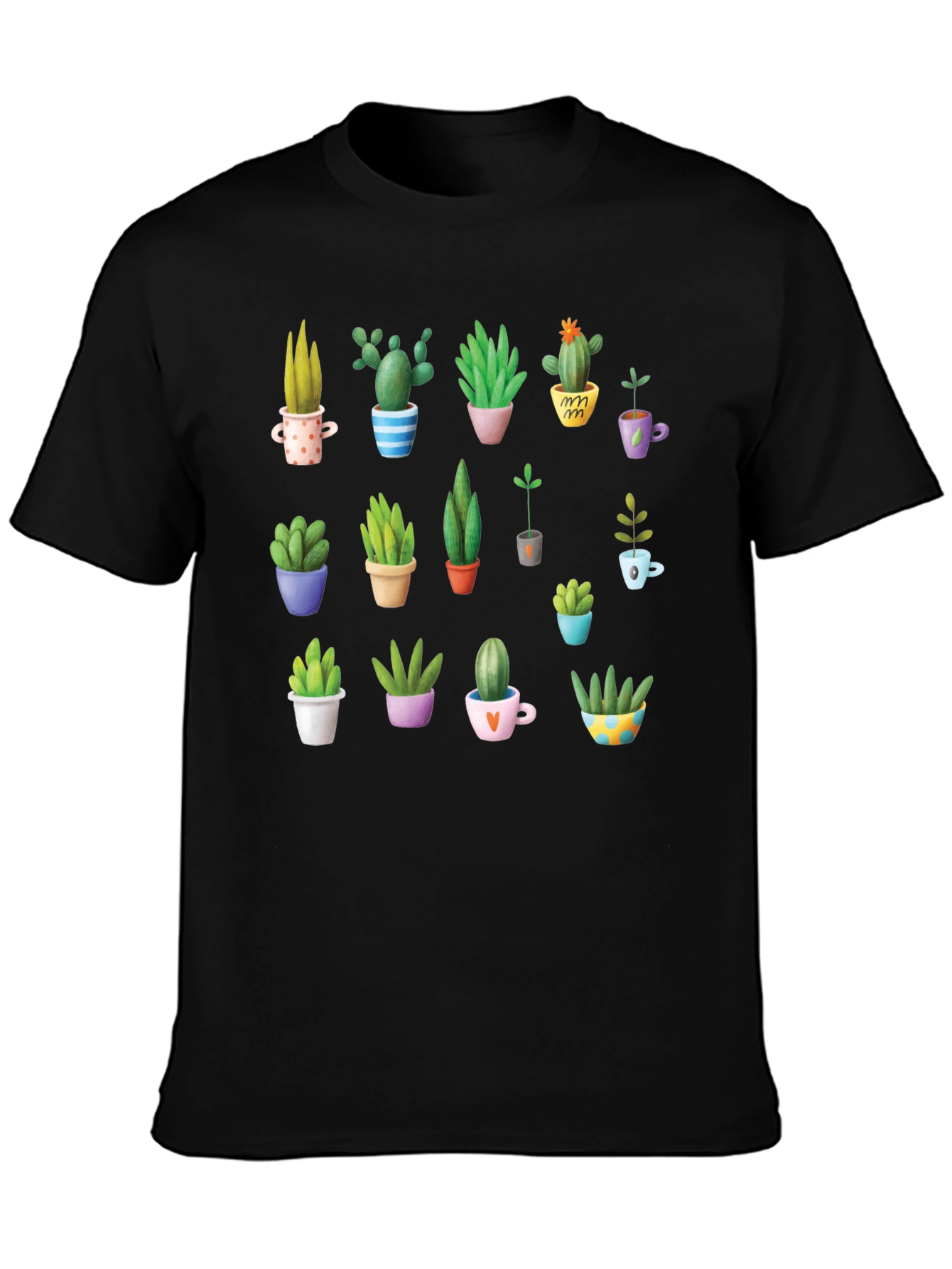 Cactus Lover Tee - Cute Plant Design
