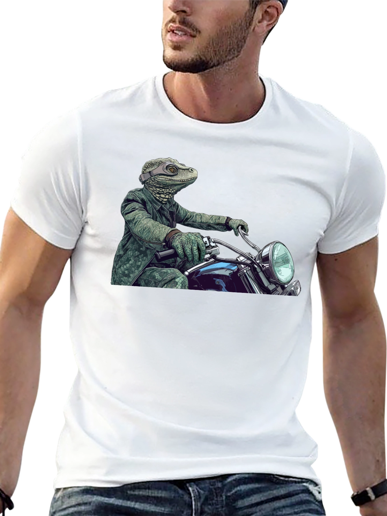 Lizard Rider T-Shirt - Cool Graphic Tee