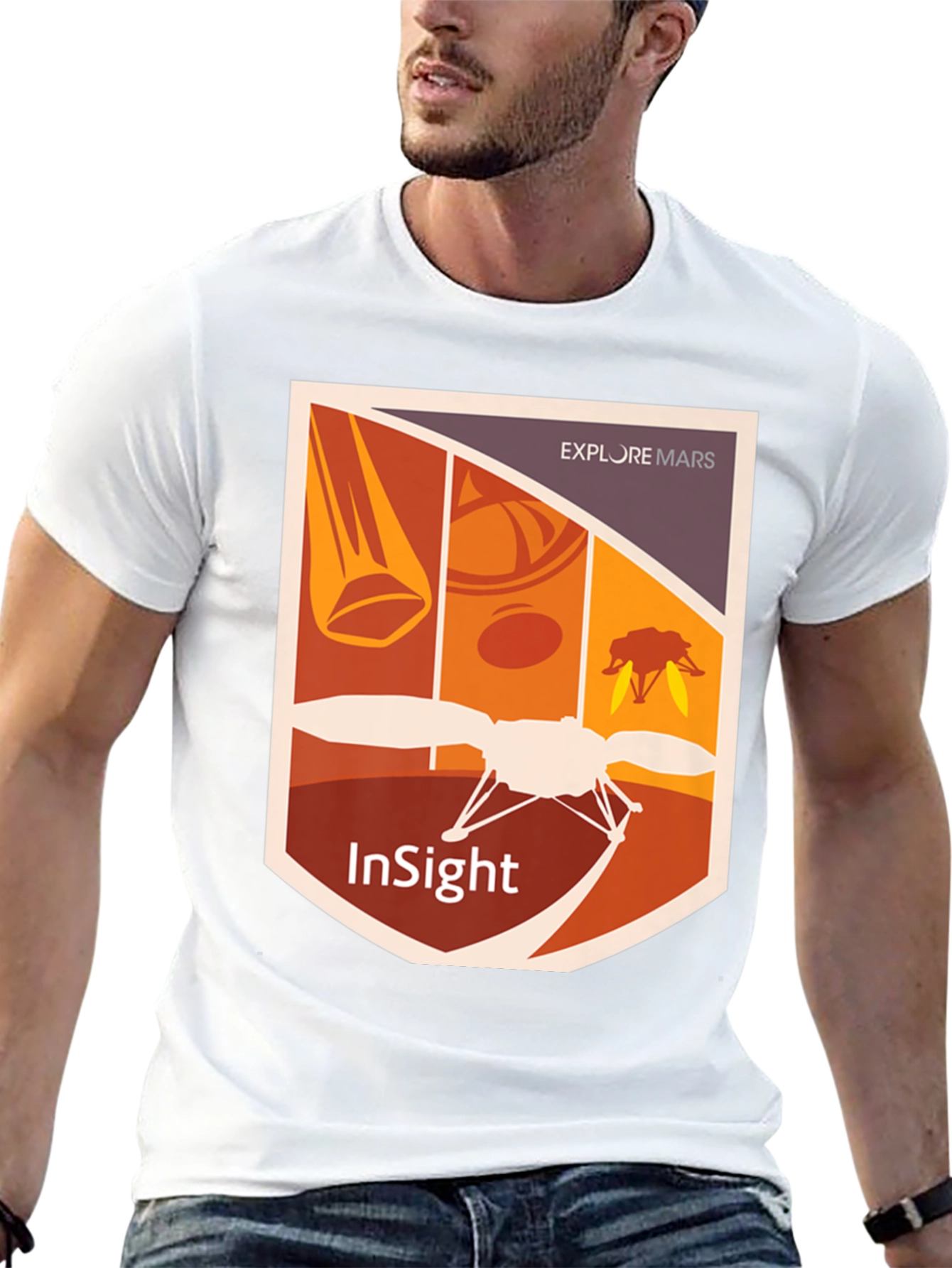 Explore Mars InSight Lander T-Shirt