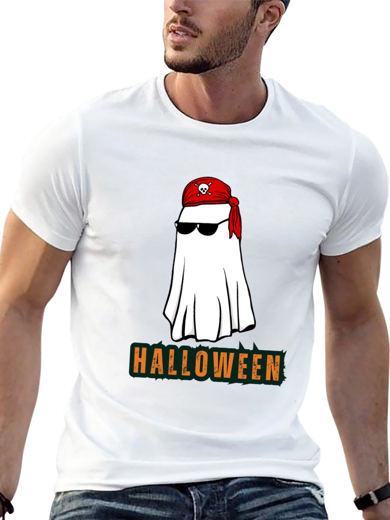 Halloween Ghost Pirate T-Shirt