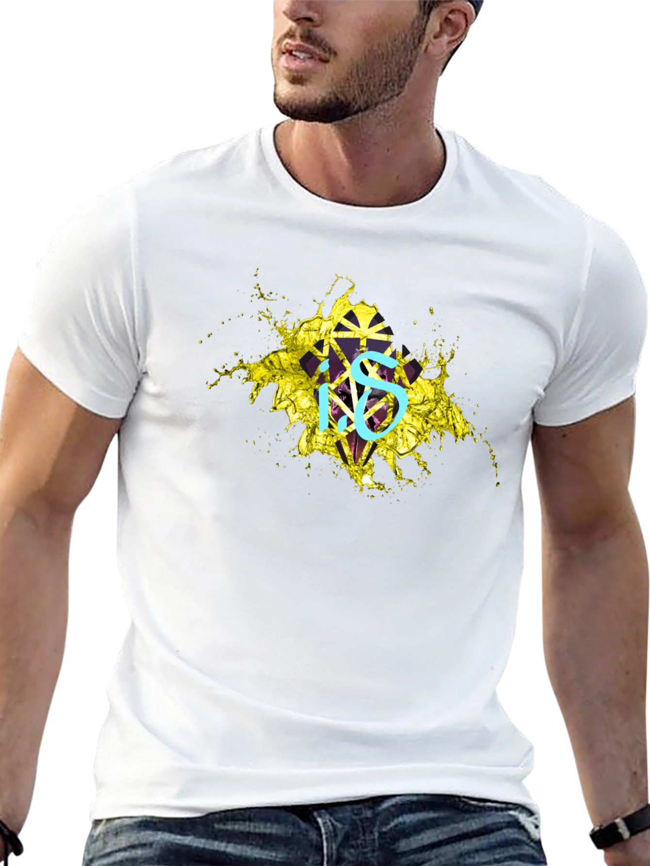 Abstract Graphic Tee - Modern Style