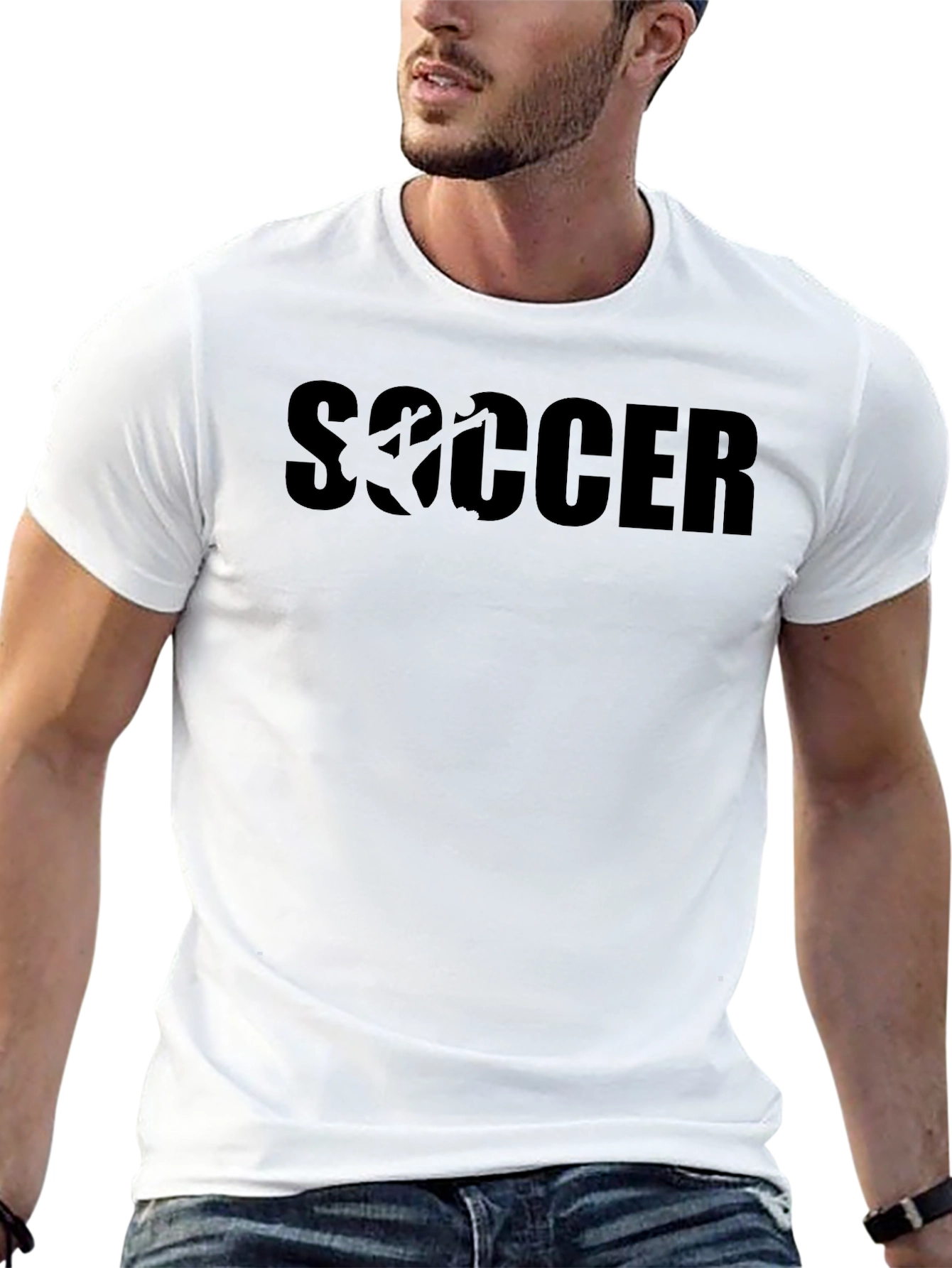 Soccer Graphic Tee - Stylish Sporty T-Shirt