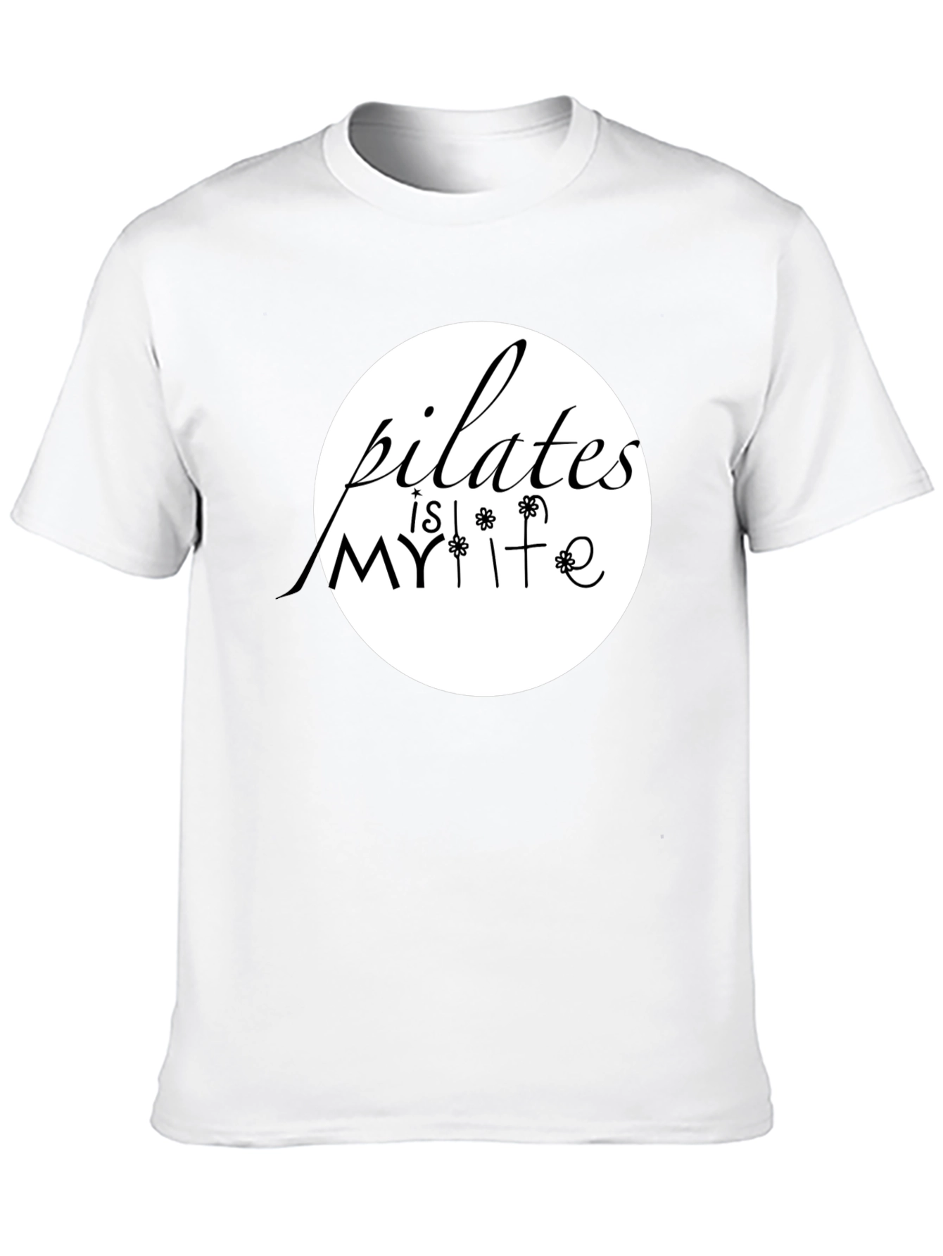 Pilates is My Life Graphic Tee - Black