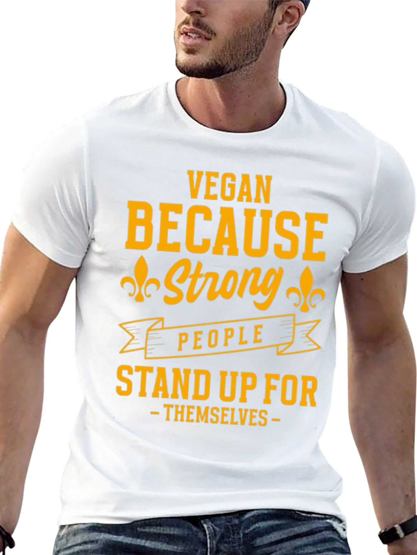 Vegan Strong People Stand Up T-Shirt
