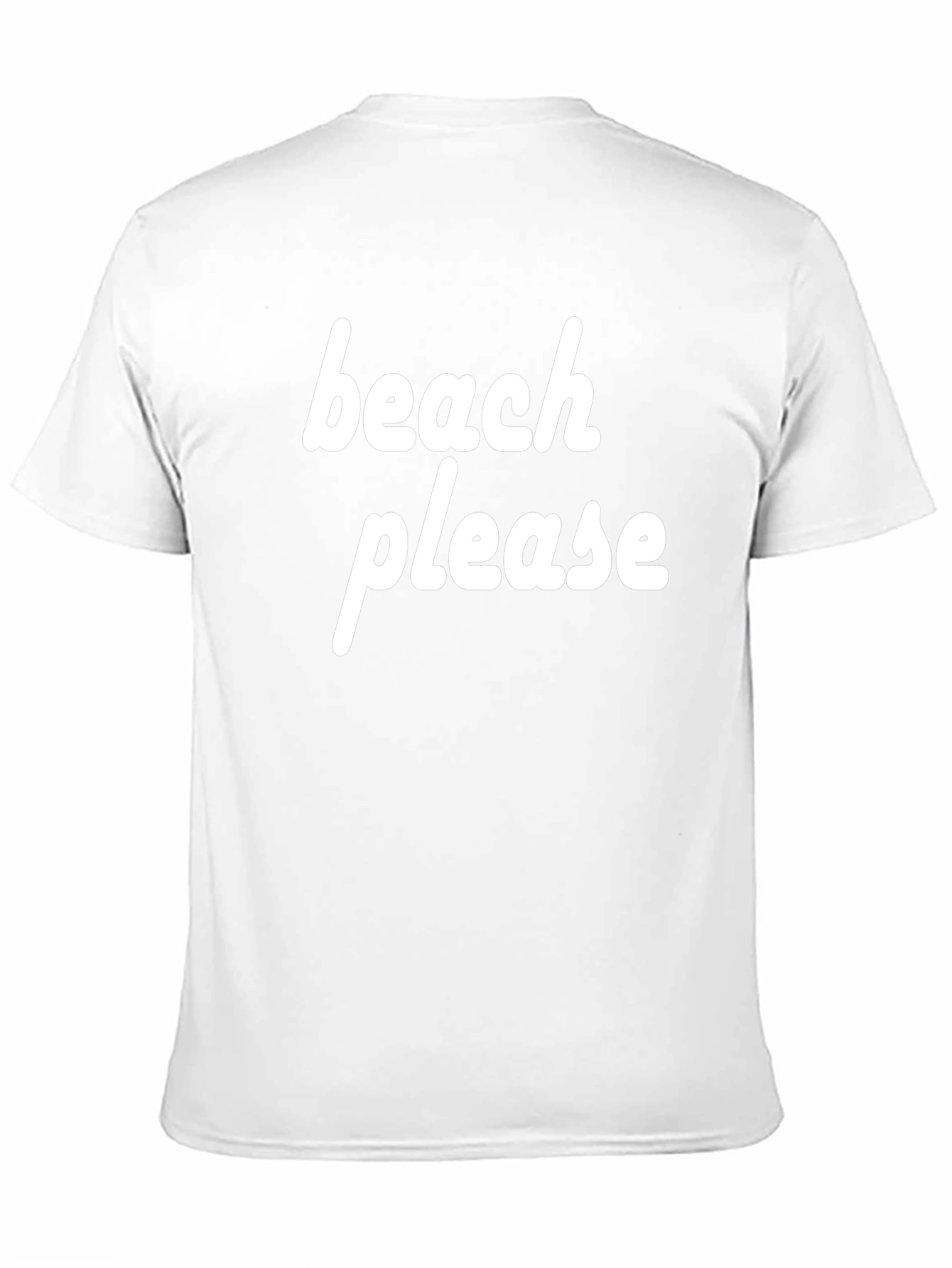 Beach Please Graphic Tee - Casual Summer T-Shirt