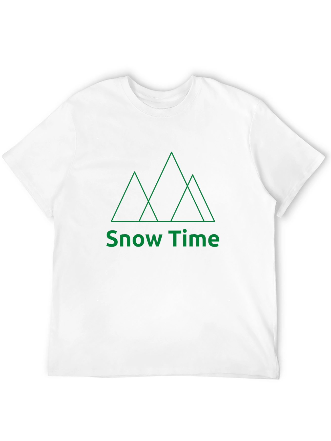 Snow Time Graphic Tee - Black T-Shirt